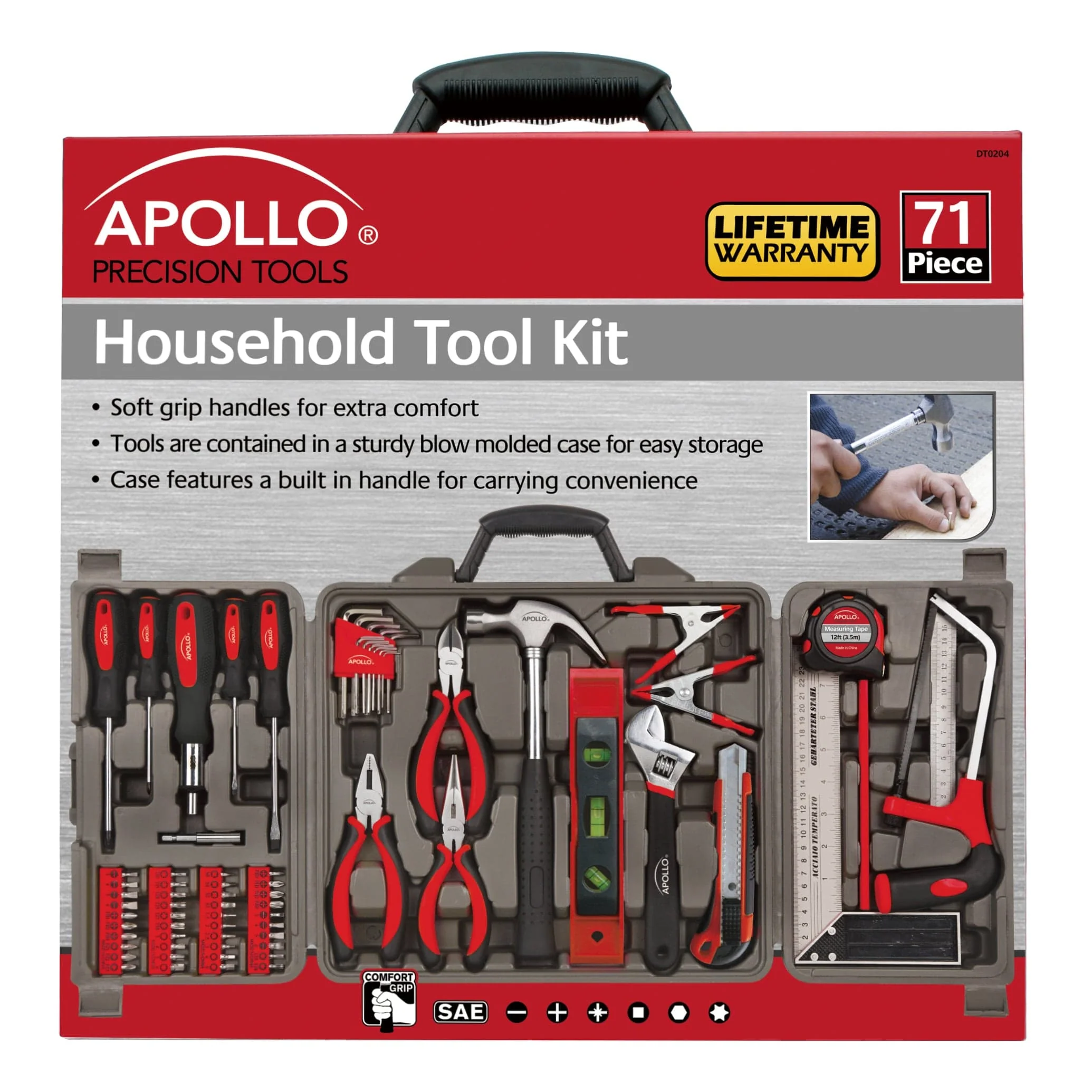 71 Piece Household Tool Kit - Image 2