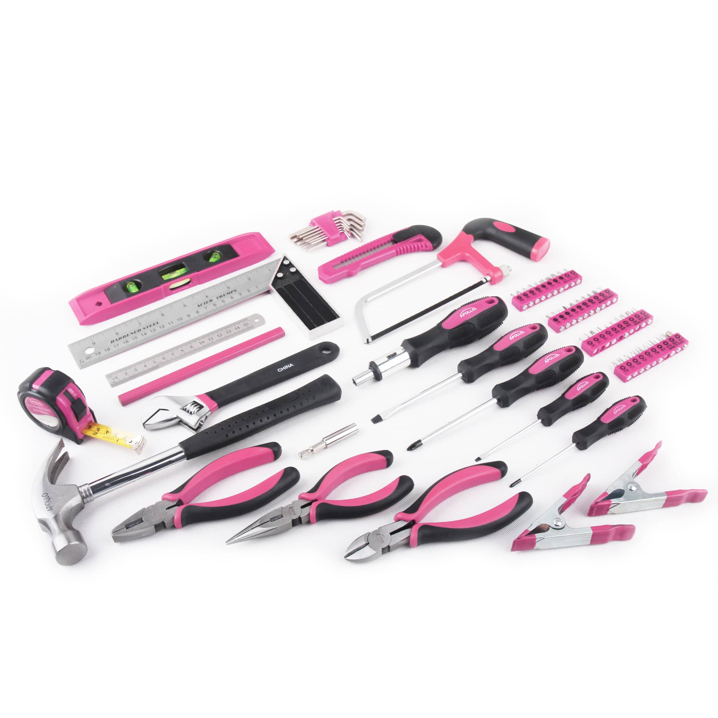 71 Piece Household Tool Kit Pink - Image 3