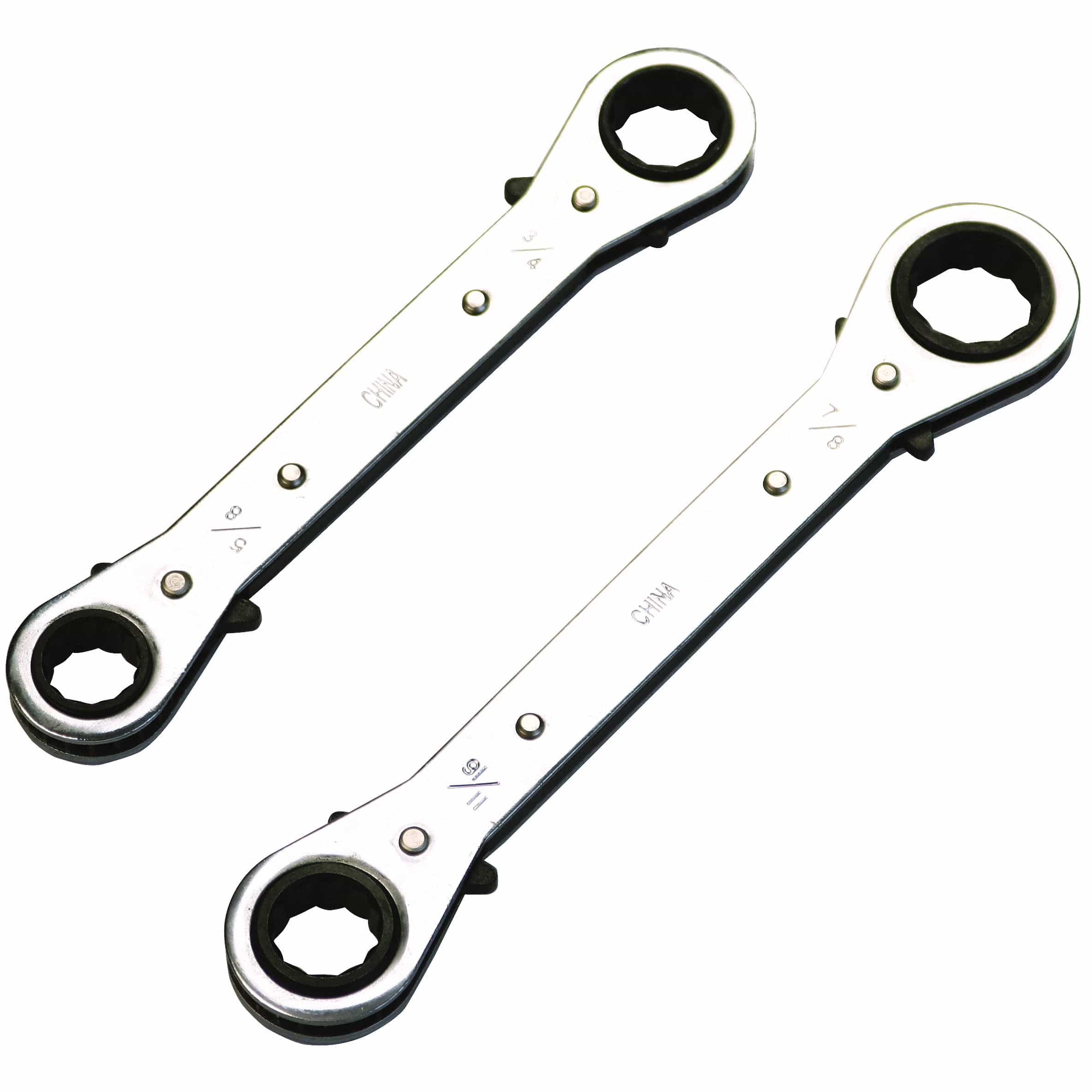 5 Piece SAE Ratcheting Wrench Set - Image 2