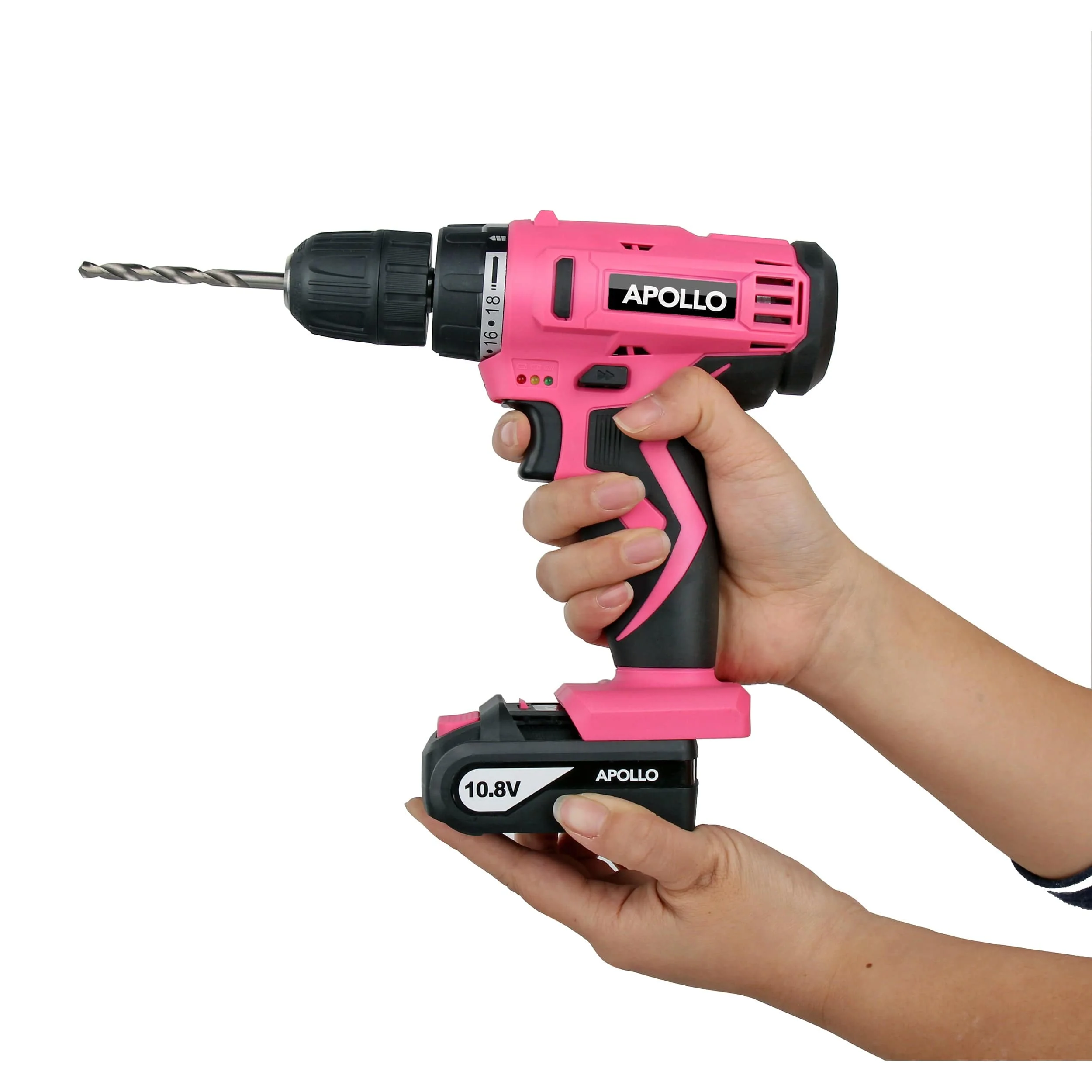 10.8 V Lithium-Ion Cordless Drill w/ 30 Pc. Accessory Set - Image 2