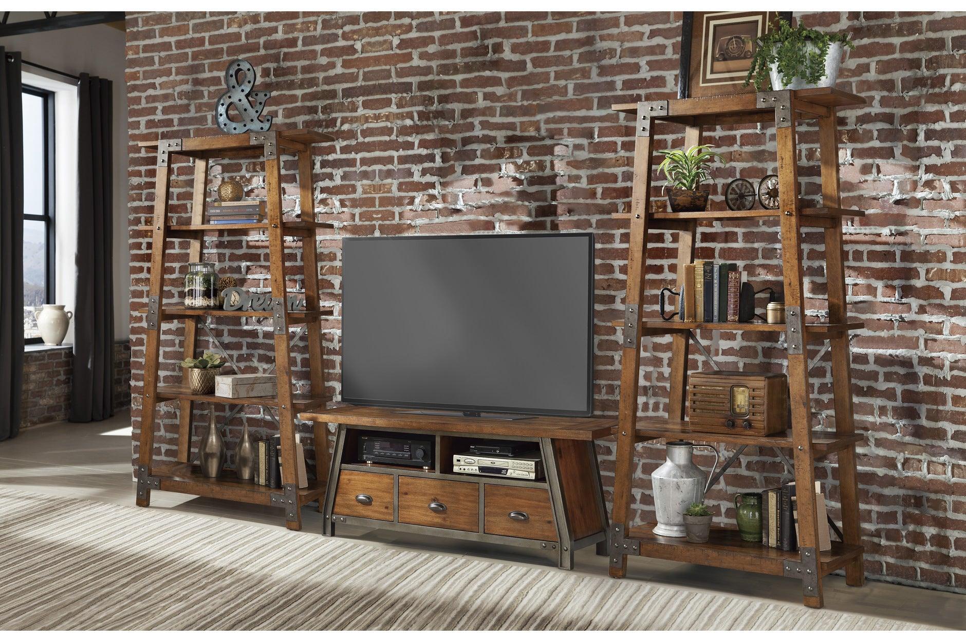 Holverson Gunmetal Storage TV Stand