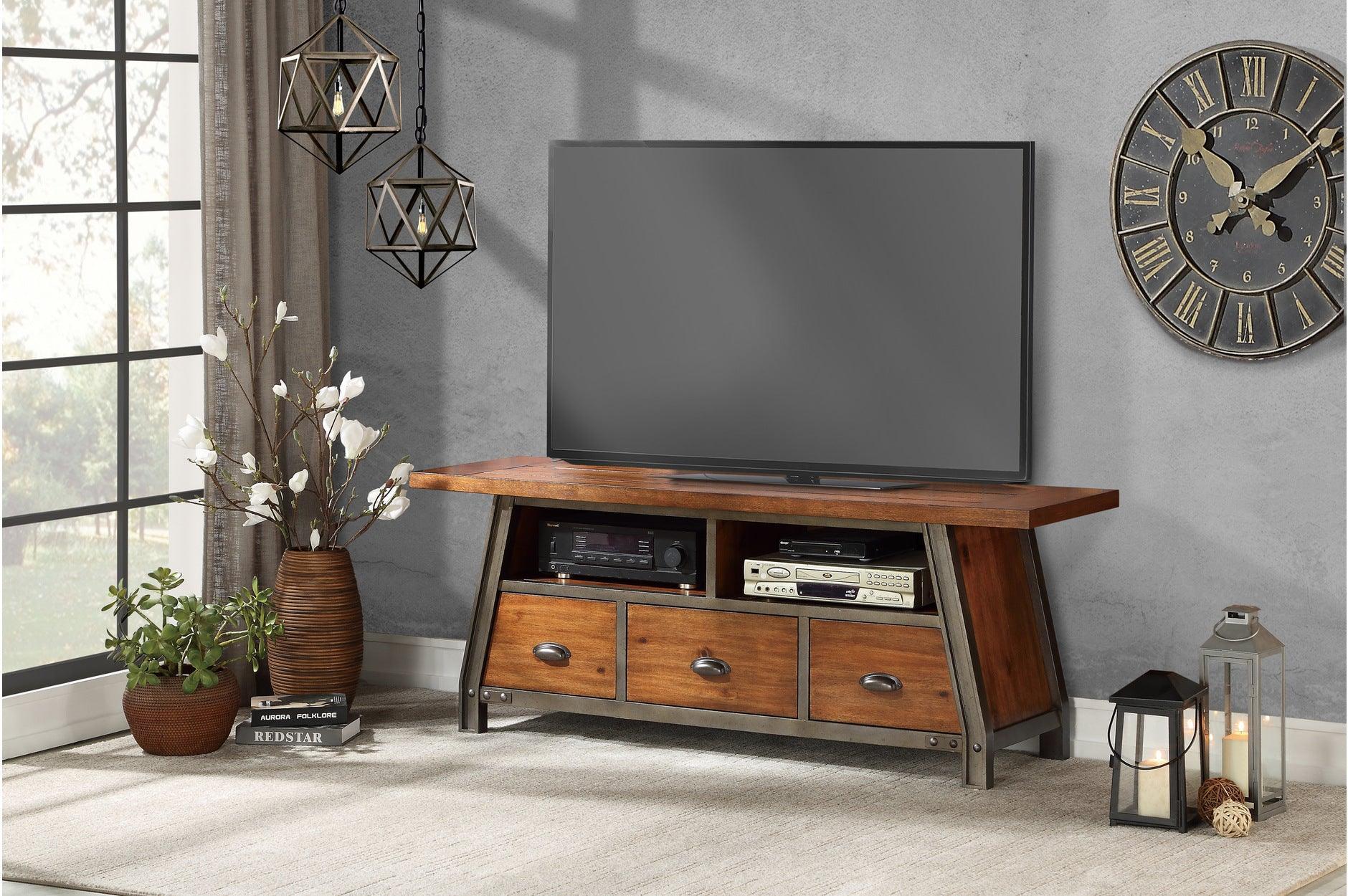 Holverson Gunmetal Storage TV Stand - Image 2