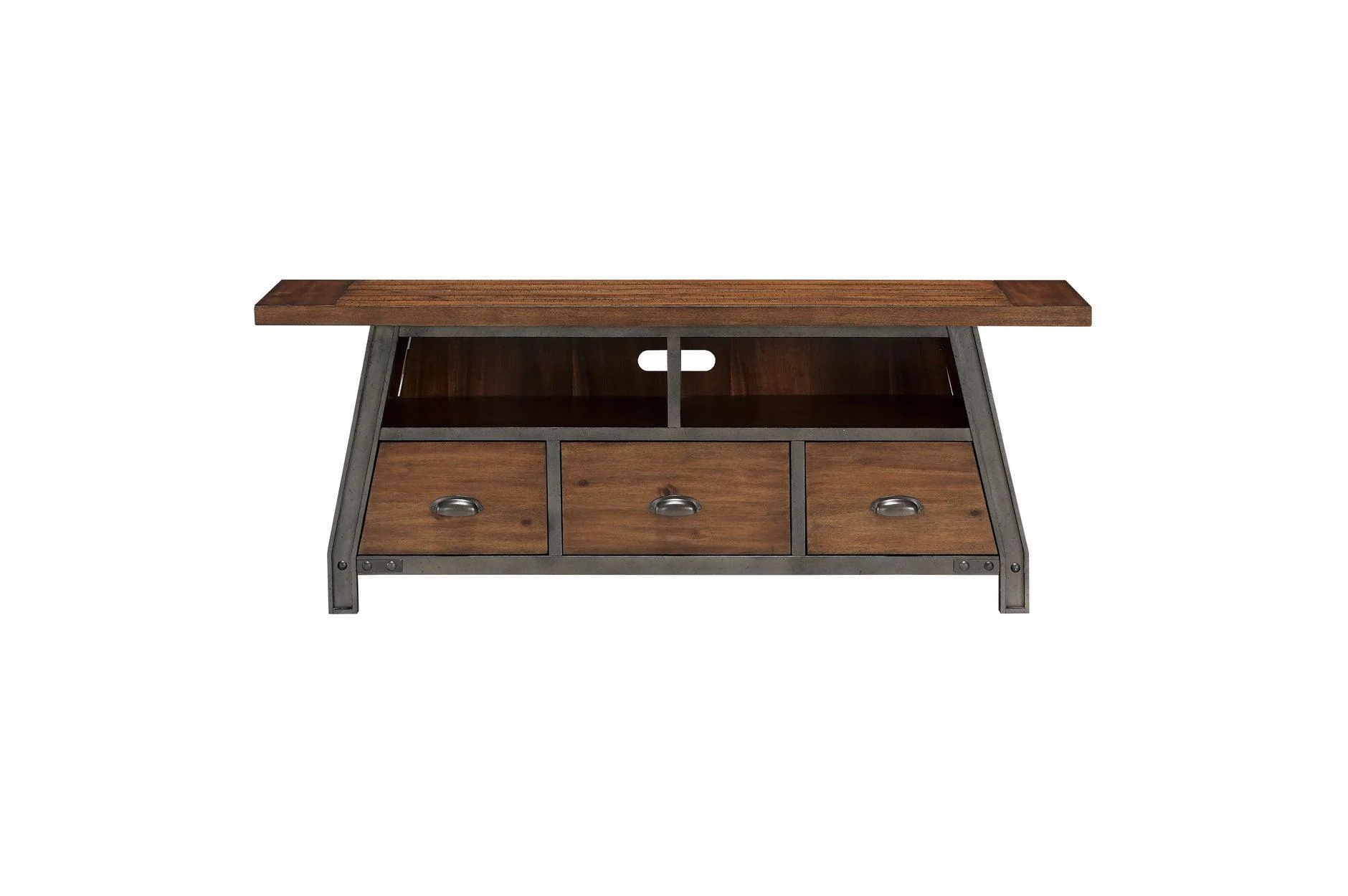 Holverson Gunmetal Storage TV Stand - Image 3