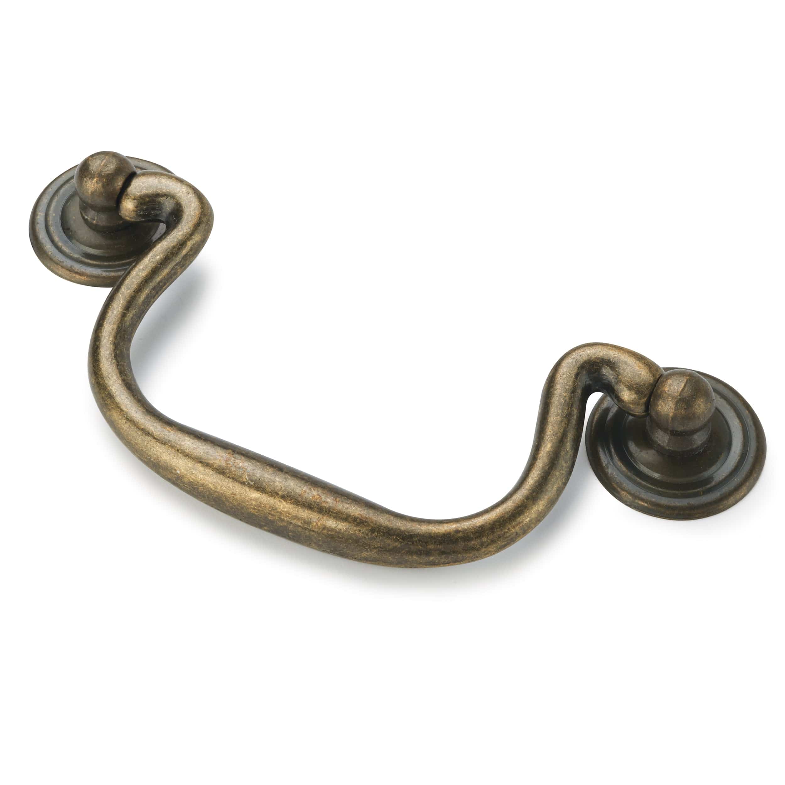 Bail Pull 3-9/16" Antique Brass - Image 1