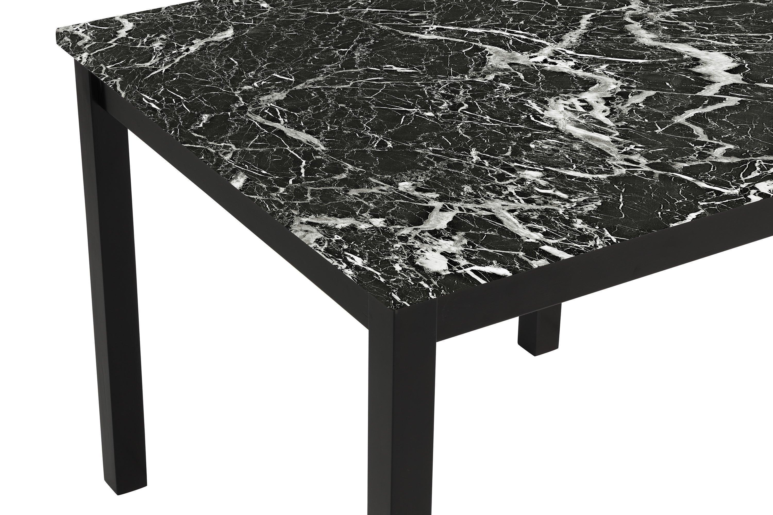 Lennon Black Upholstered Counter Height Set - Image 3
