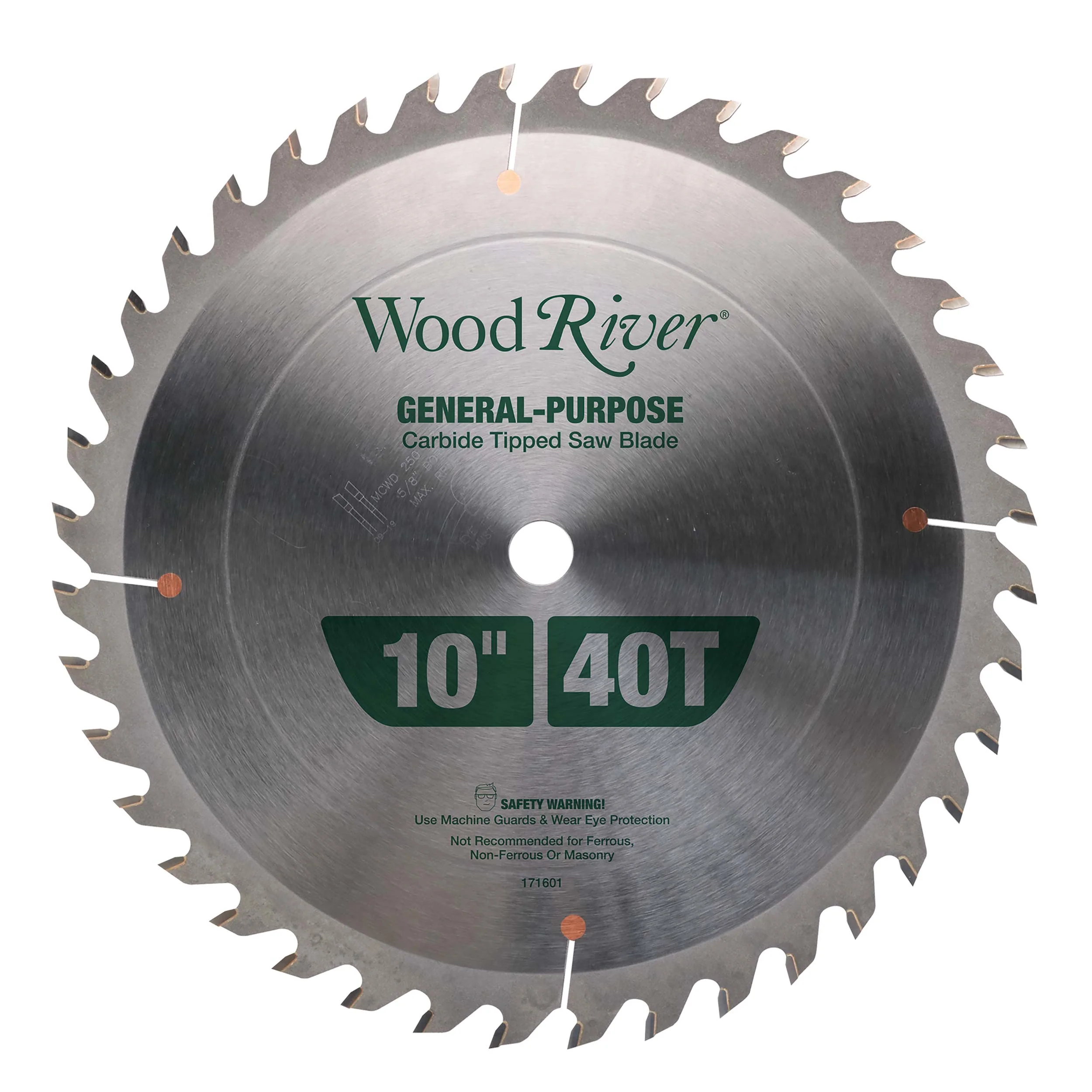 General Purpose Thin Kerf Saw Blade – 10″ x 5/8″ Bore x 40T – ATB