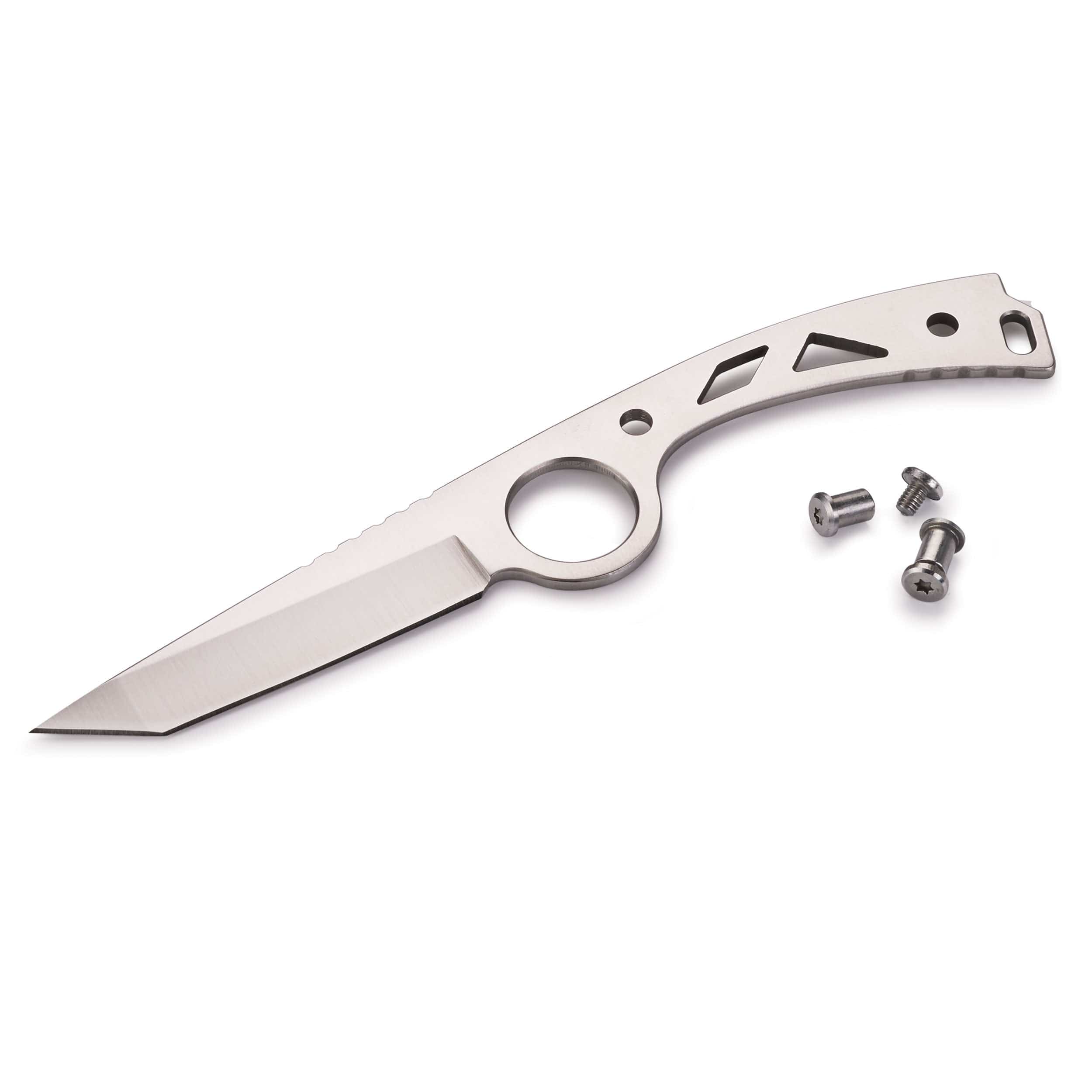 Tanto Point Fixed Blade Point Knife for Hunting and Fishing - 6-5/8" - Unfinished Kit - Image 1