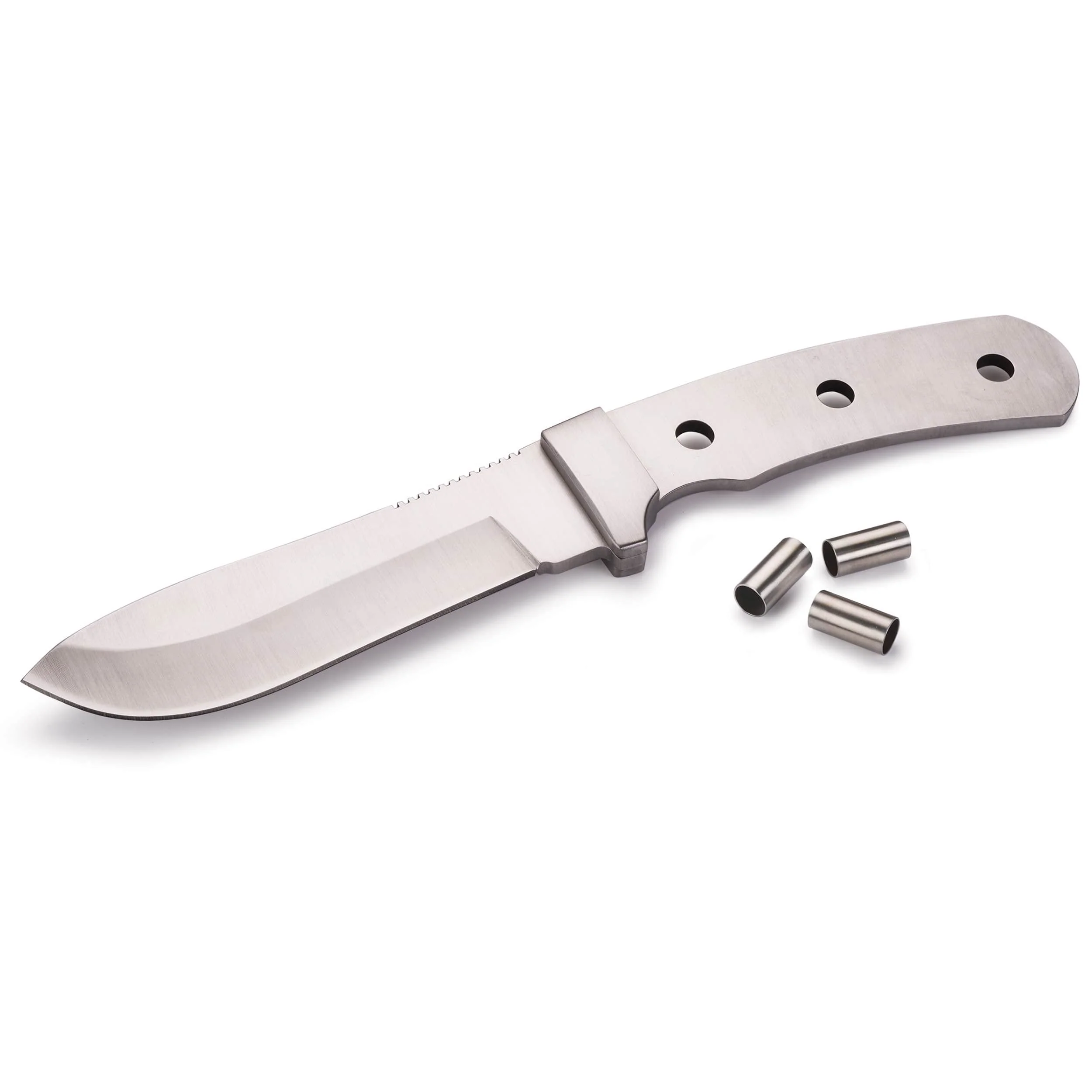 Modified Fixed Blade Trailing Point Skinner Knife for Hunting and Fishing - 9-1/8" - Unfinished Kit - Image 1