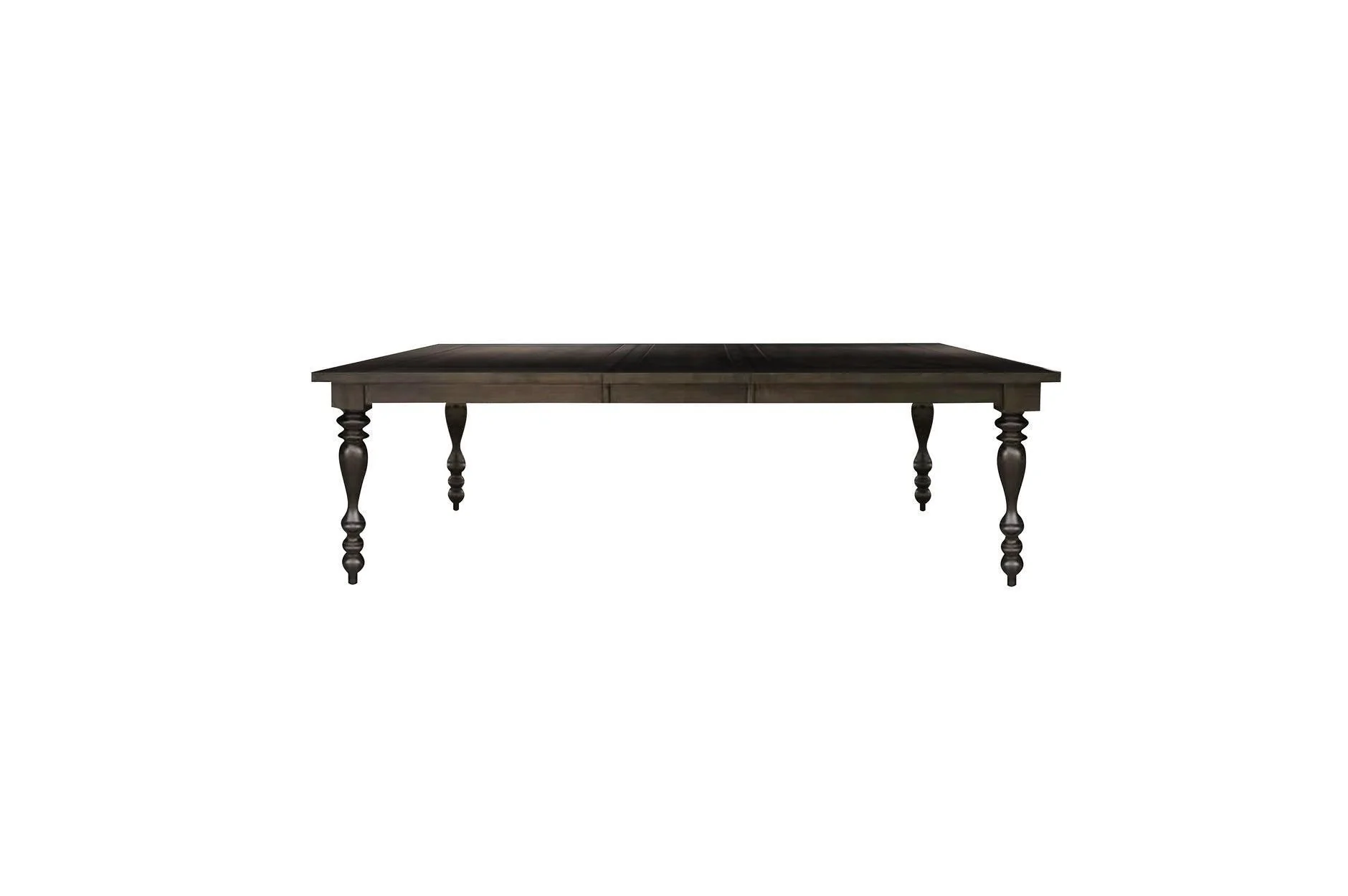 Begonia Gray Brown Fabric Rectangular Dining Room Set - Image 2