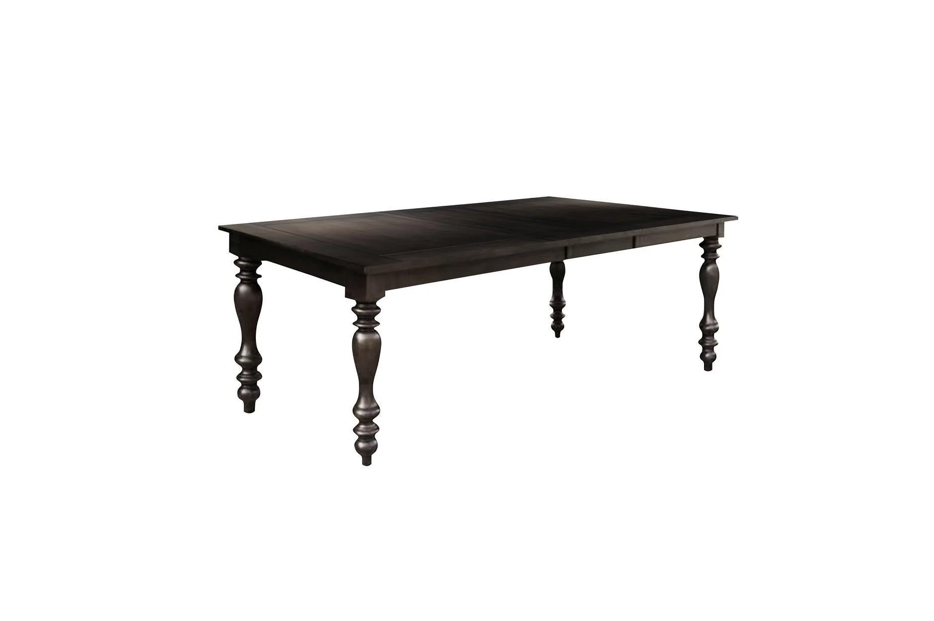 Begonia Gray Brown Fabric Rectangular Dining Room Set - Image 3