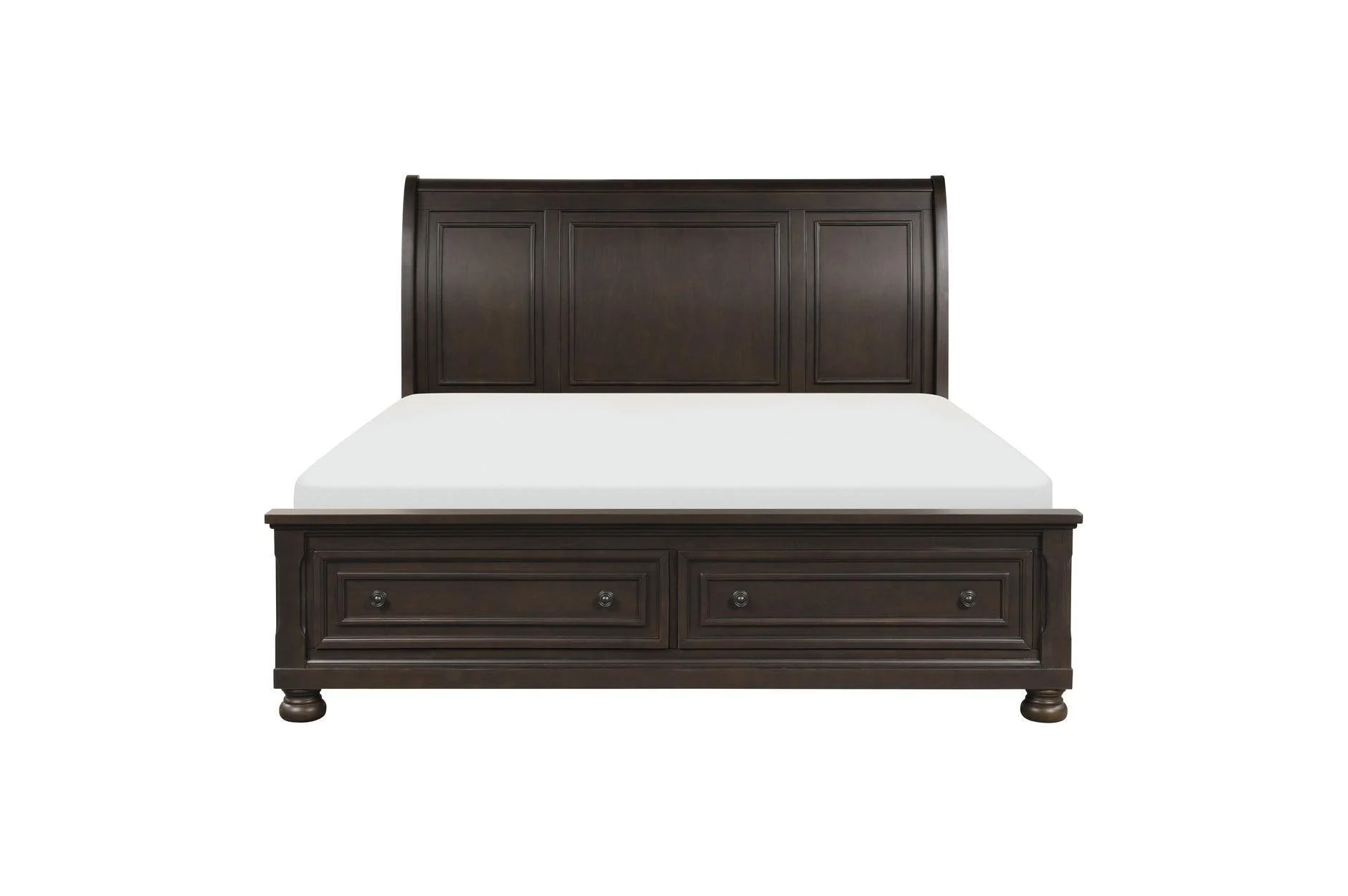Begonia Gray Brown Storage Sleigh Bedroom Set - Image 2