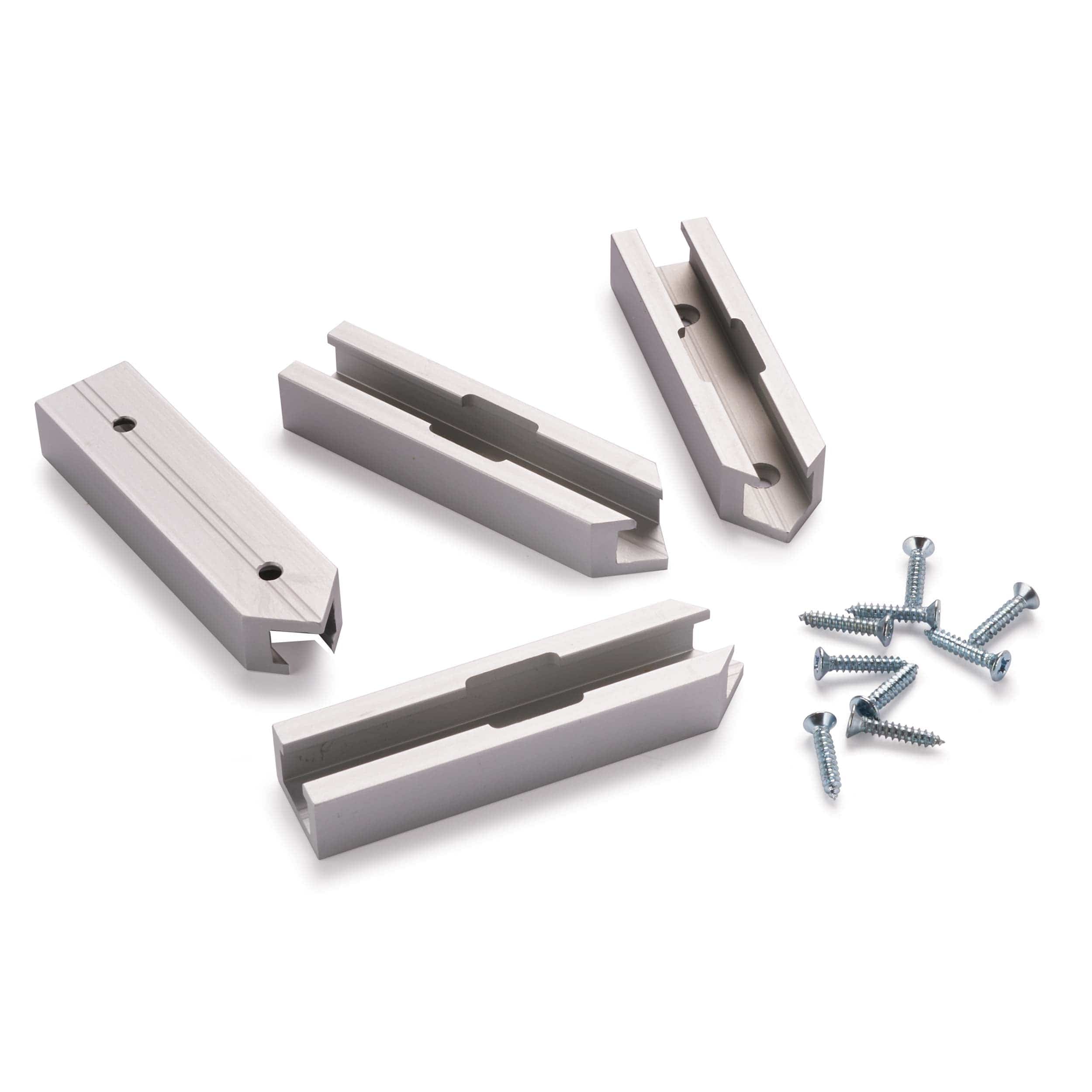 Standard 1/4" T-Track Cross Junction - 4 Piece - Image 1