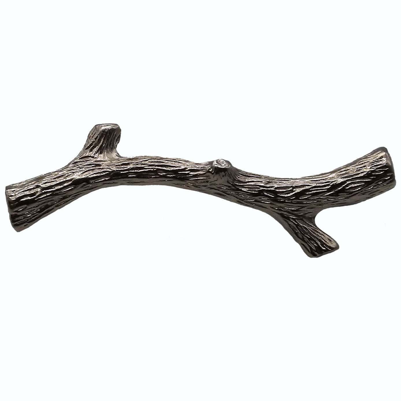 Small Twig Pull, Nickel - Image 1