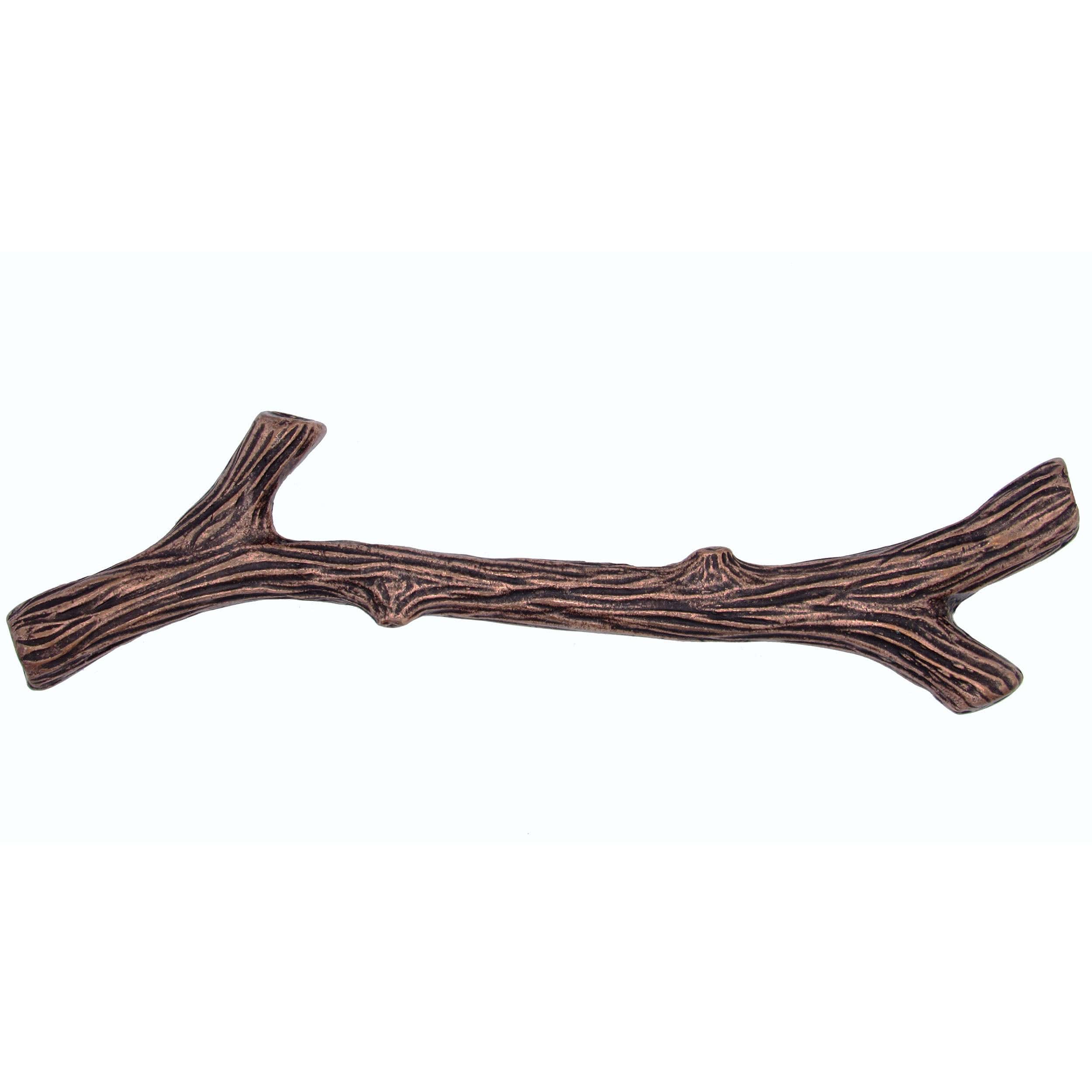 Large Twig Pull, Copper Oxide - Image 1