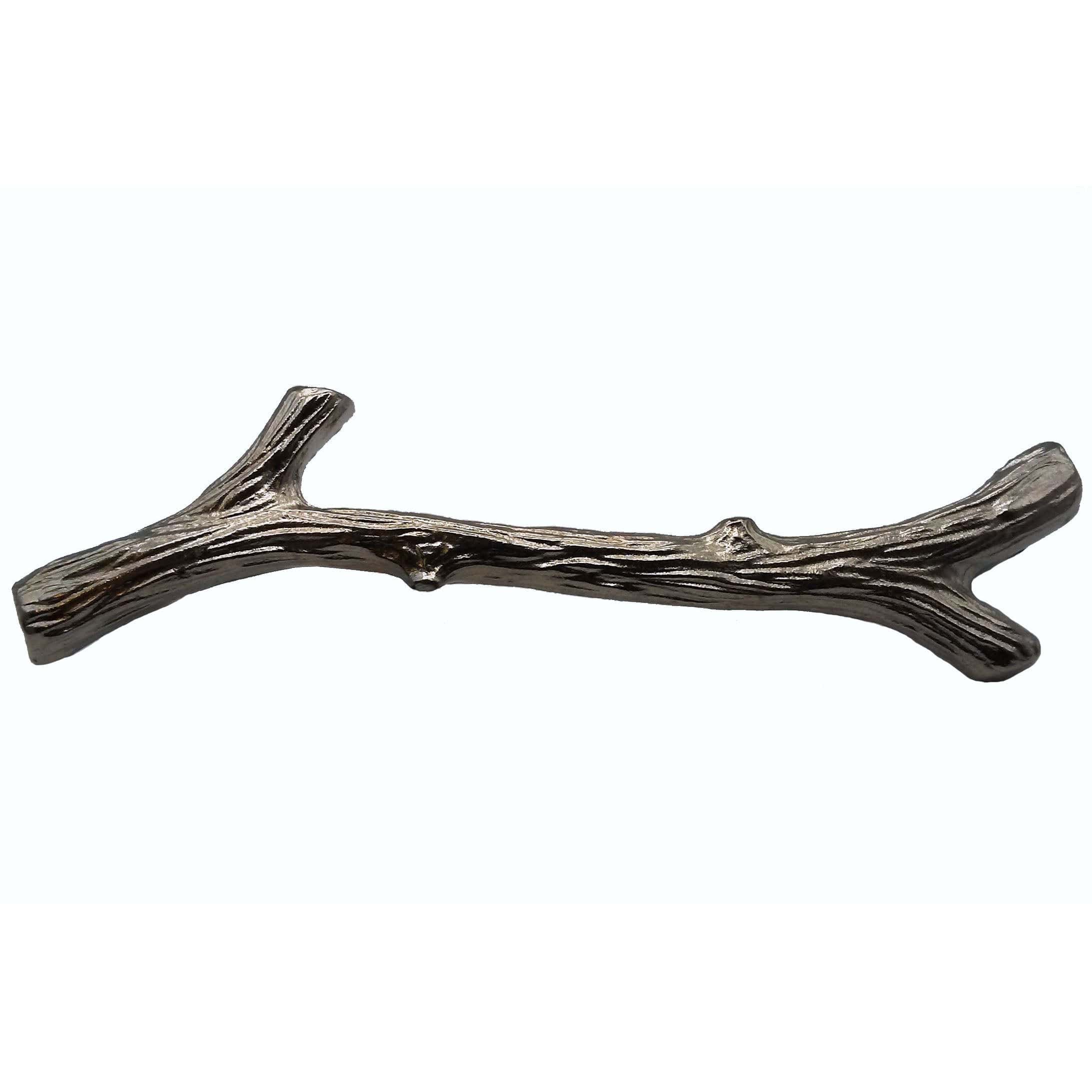 Large Twig Pull, Nickel - Image 1