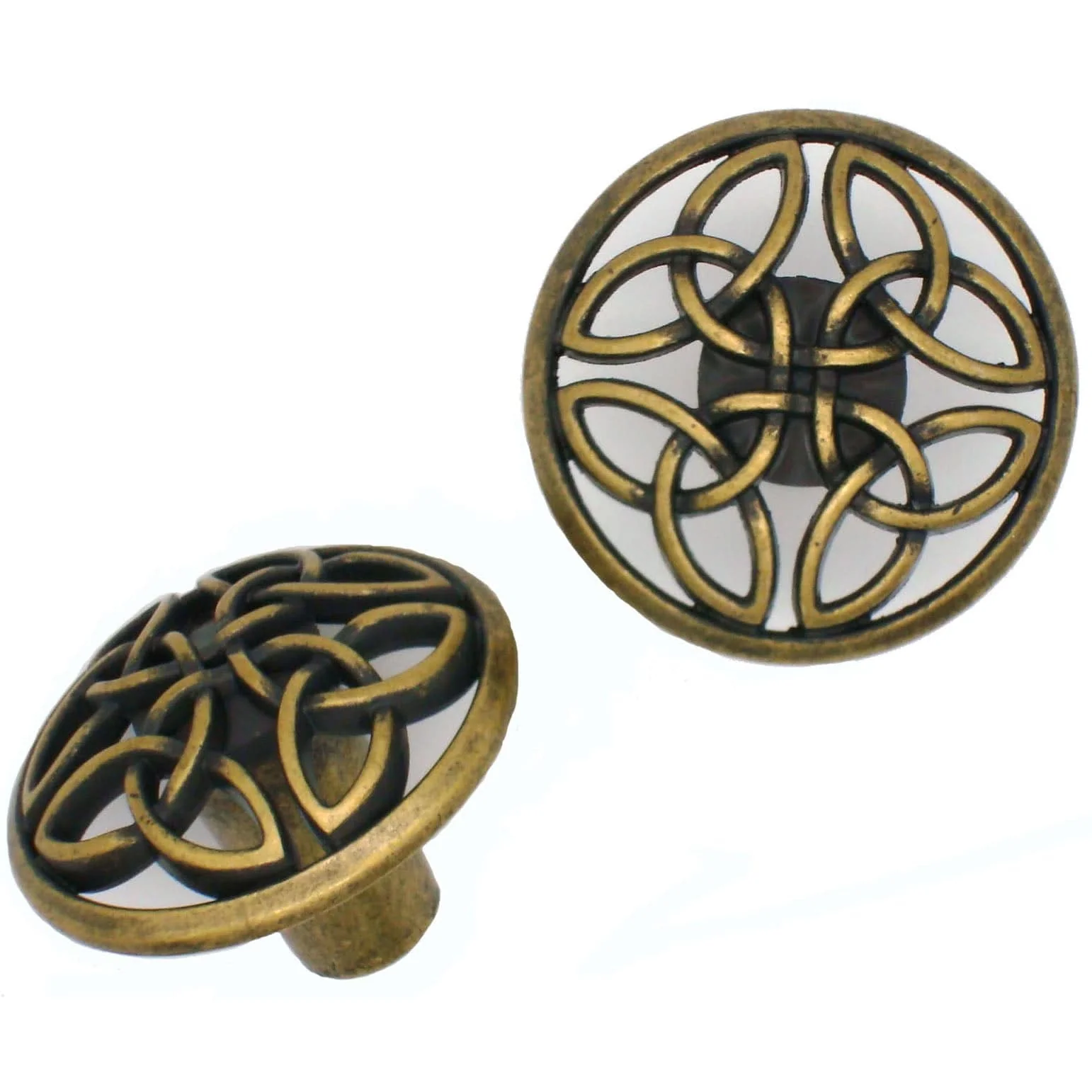 Celtic Knob,  Brass Oxide