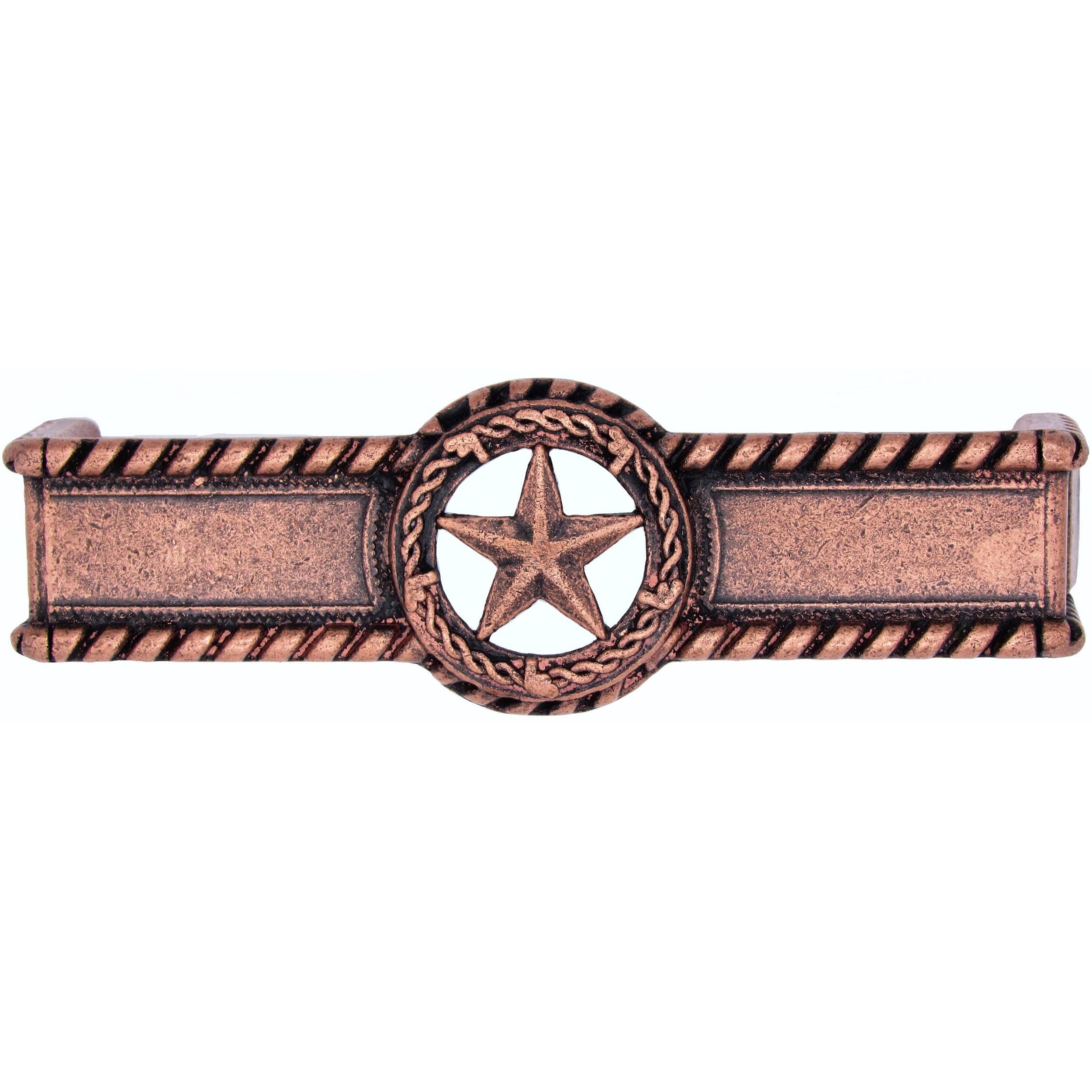 Star with Barbed Wire Pull, Copper Oxide - Image 1