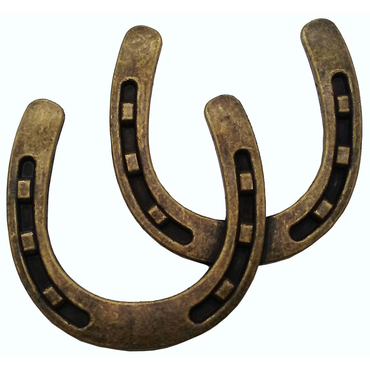Horseshoe Pull, Brass Oxide - Image 1