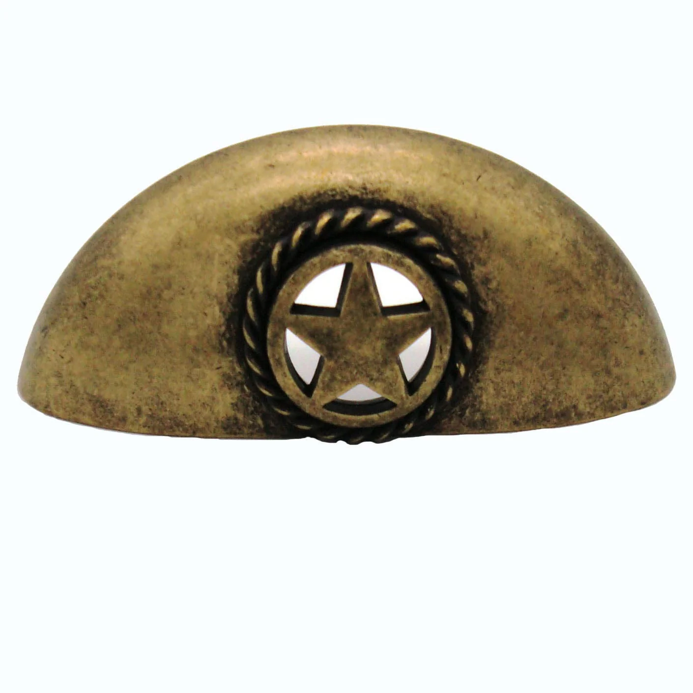 Star Cup Pull, Brass Oxide - Image 1