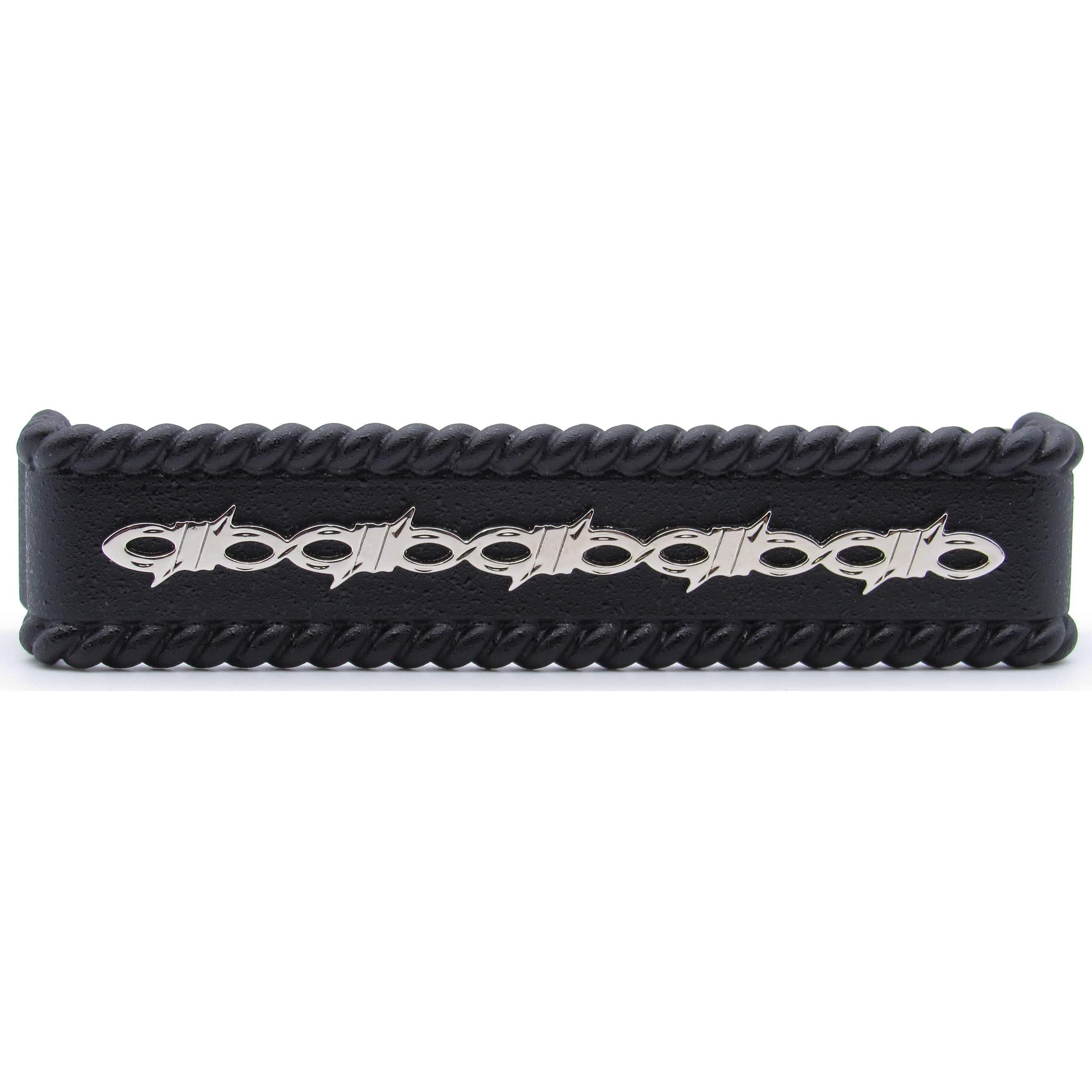 Barbed Wire with Roped Edge Pull, Matte Black/Nickel Combo - Image 1