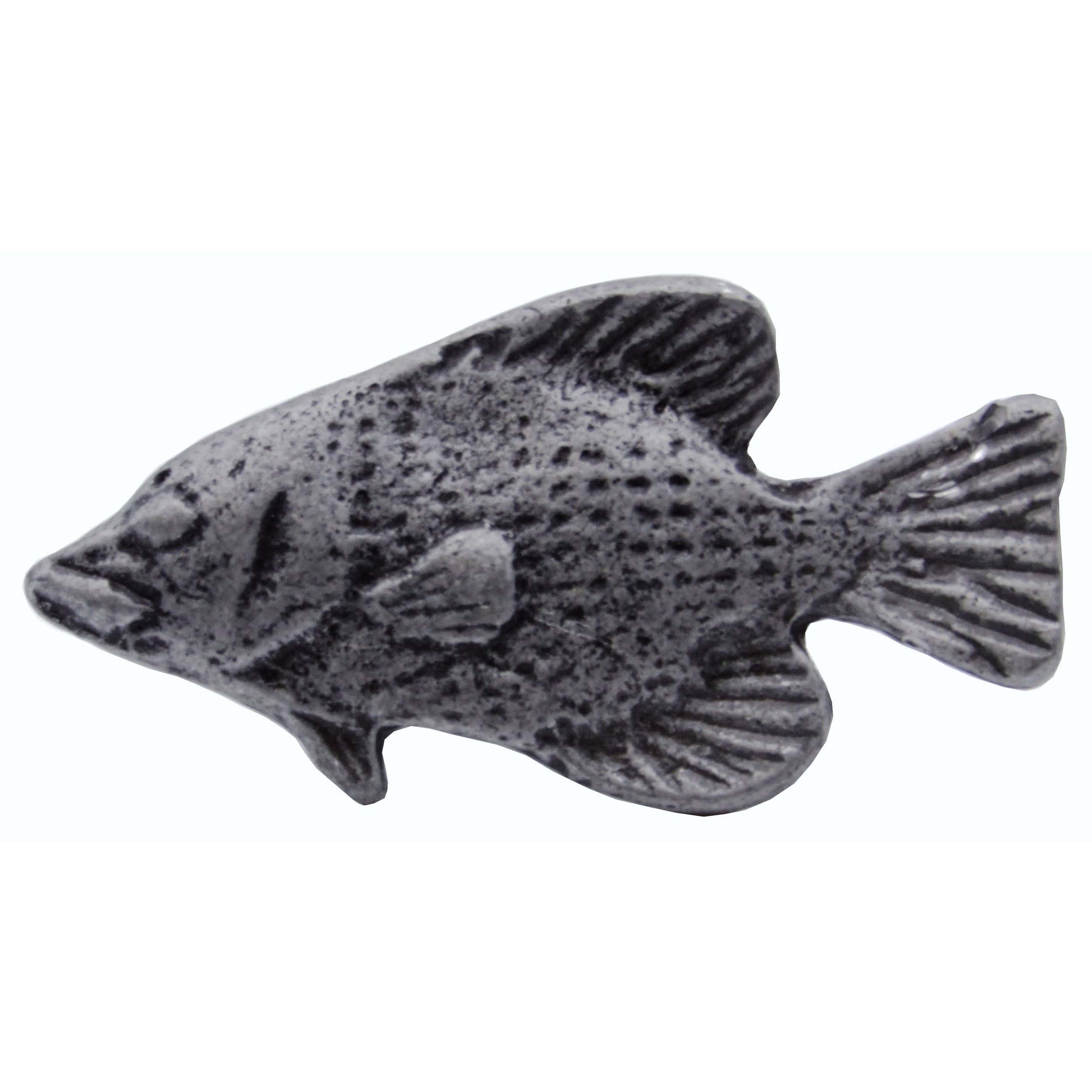 Fish Knob, Pewter Oxide - Image 1