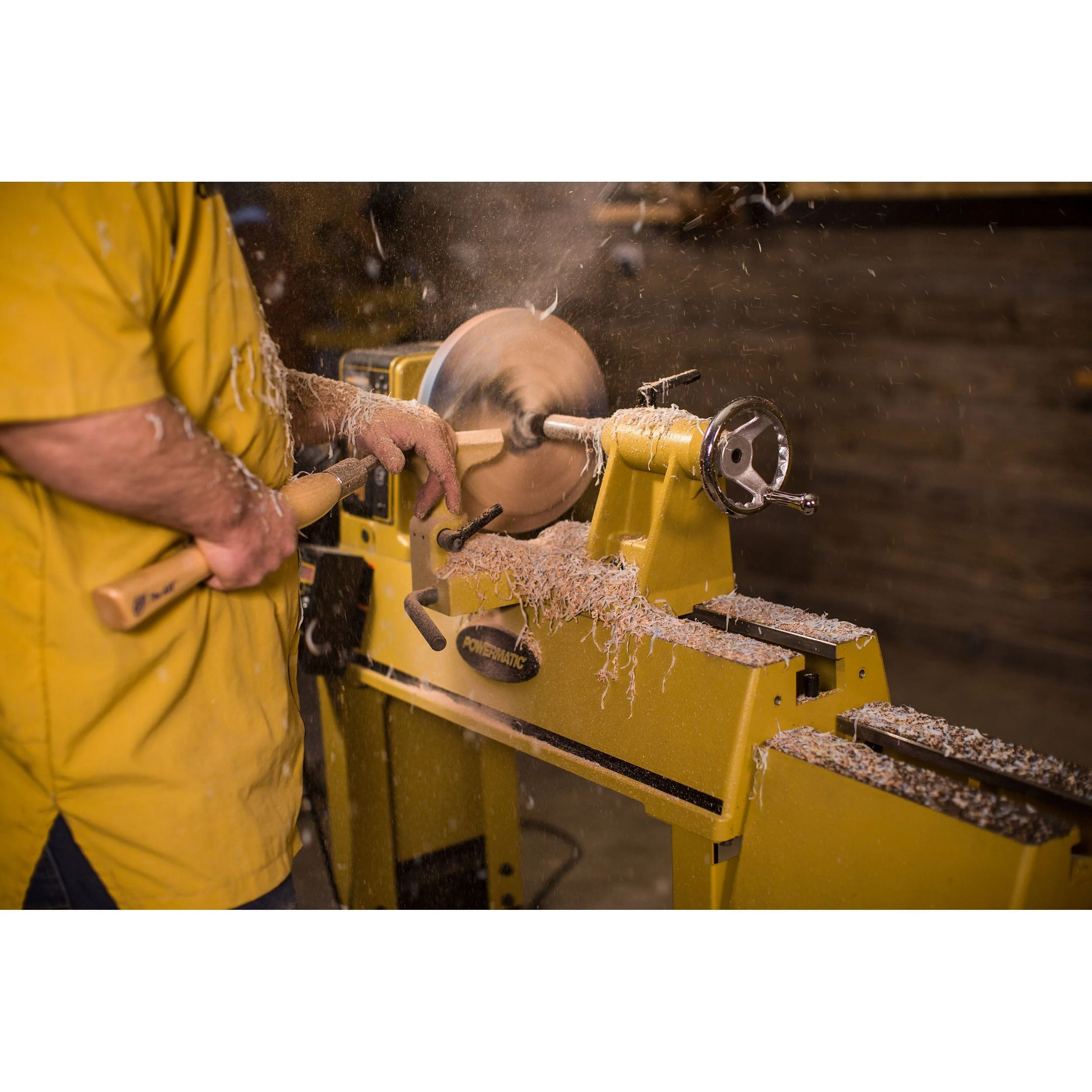 14" x 20" Benchtop Woodworking Lathe - 1 HP 1 Ph 115V - PM2014 - Image 3