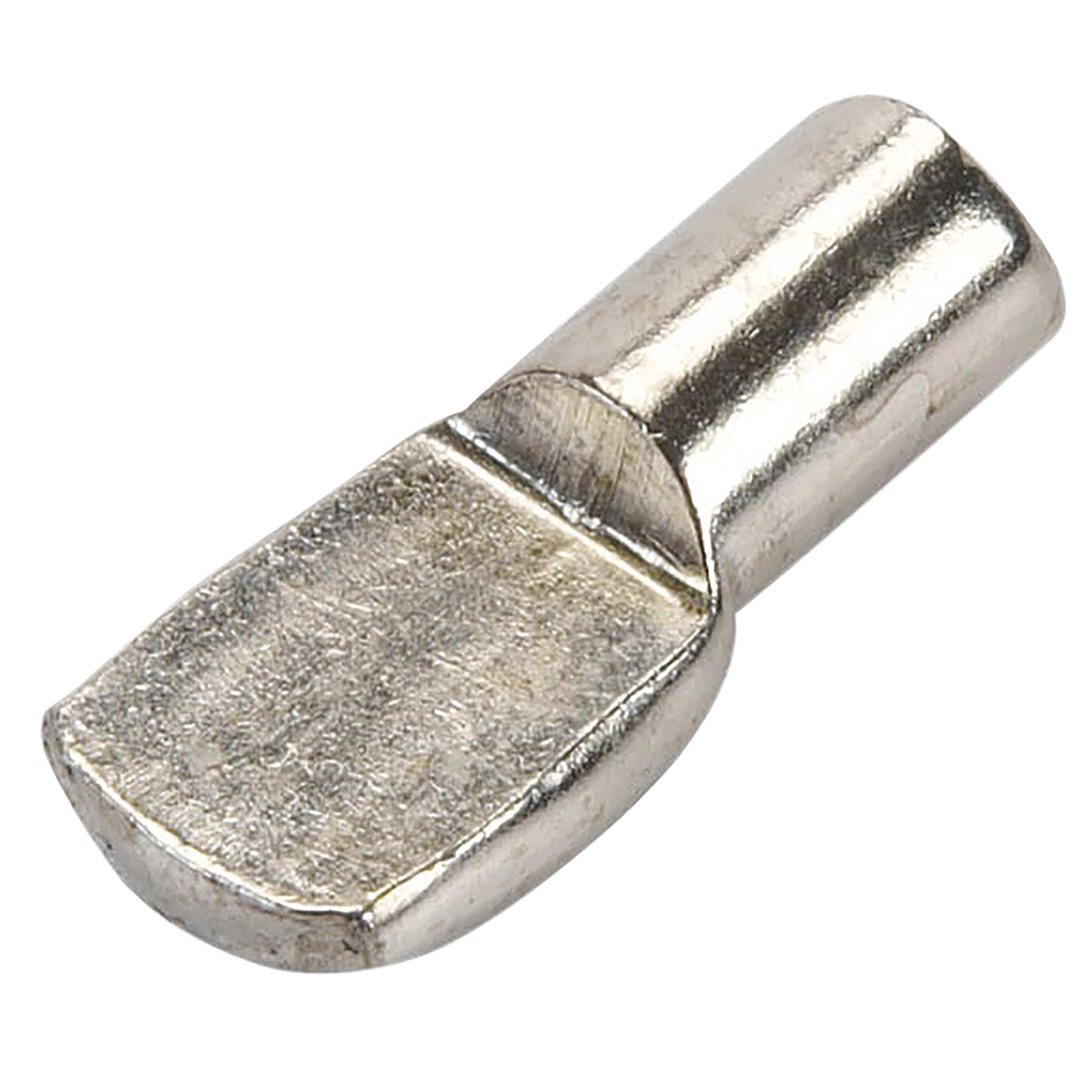 Shelf Support Pin - 5 mm - Flat Spoon Style - Nickel - 25 Pack - Image 1