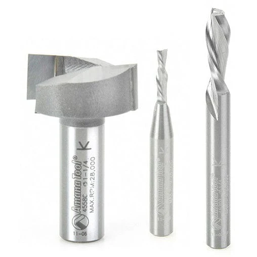 3-piece Starter CNC Bit Set by Amana Tool