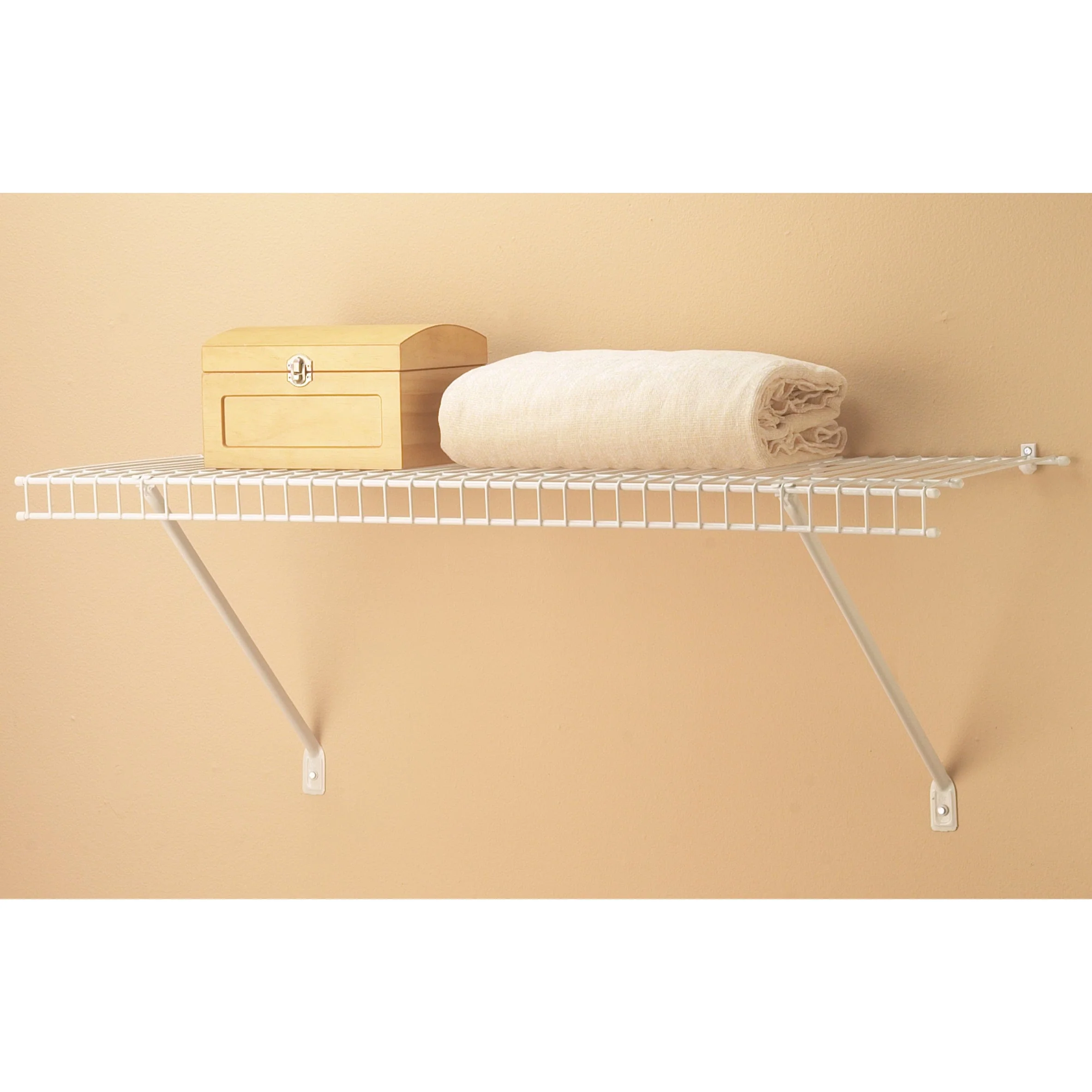 Wire Shelf Kit 24" W x 12" D, White - Image 2