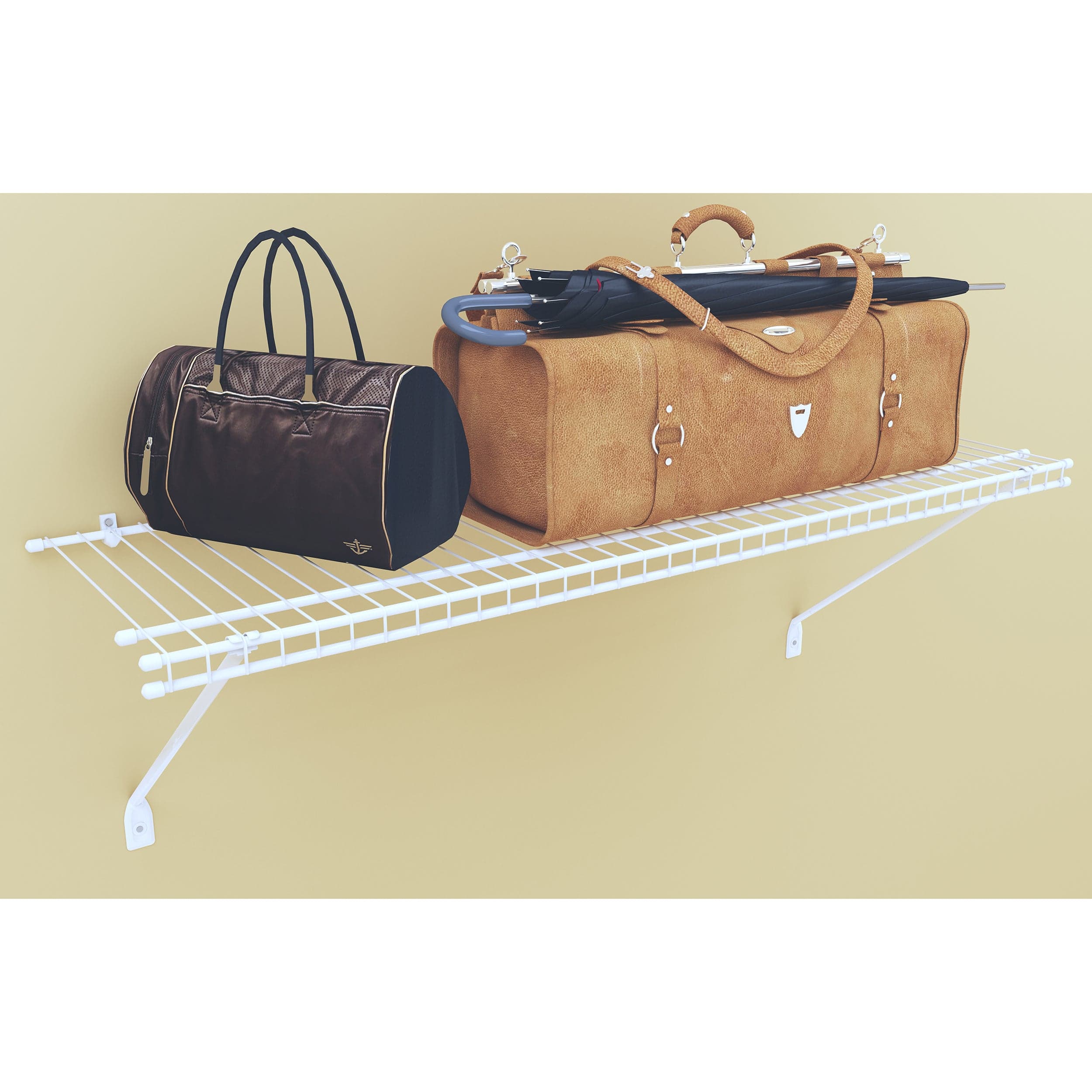 Wire Shelf Kit 36" W x 12" D,  White - Image 3