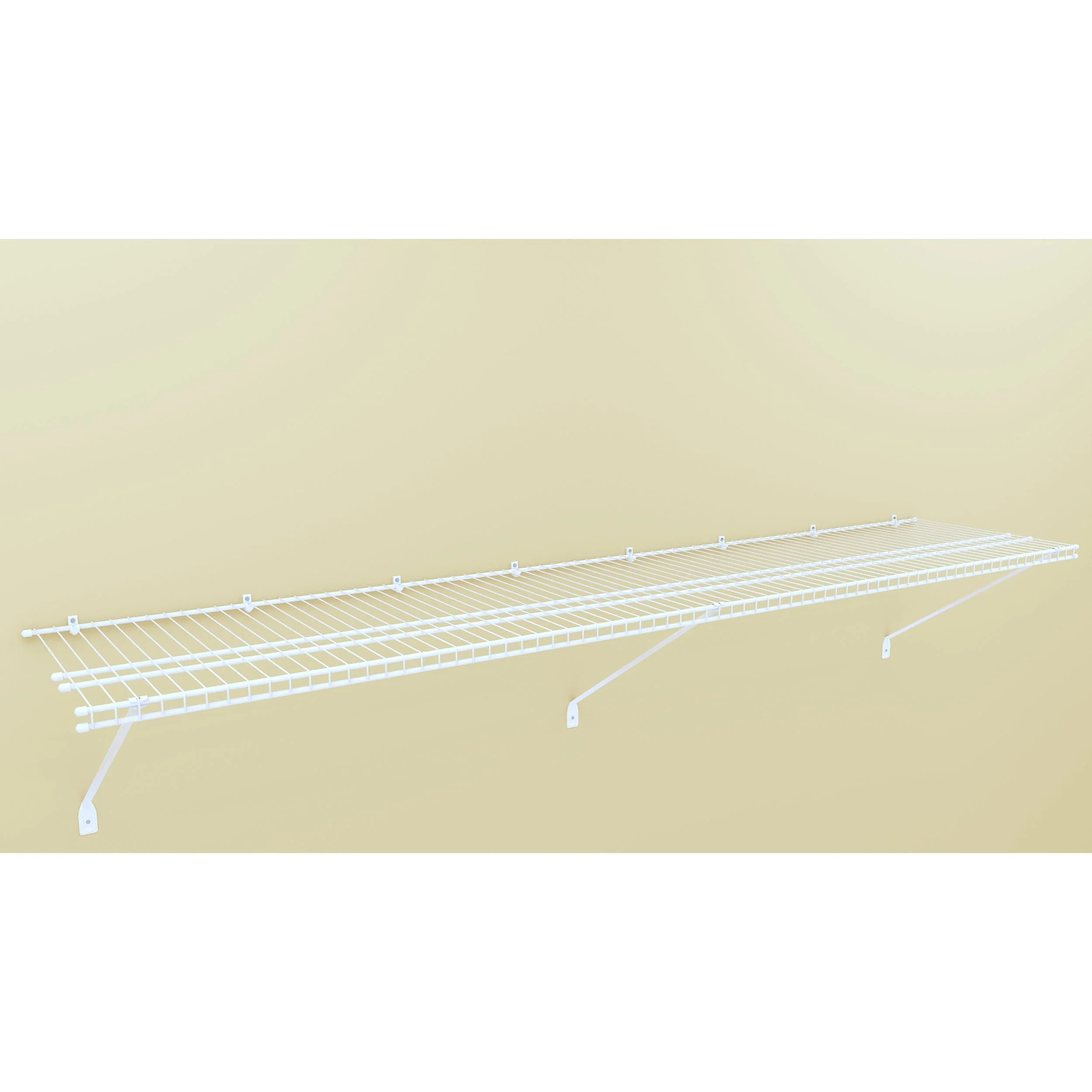 Wire Shelf Kit 72" W x 16" D, White - Image 2