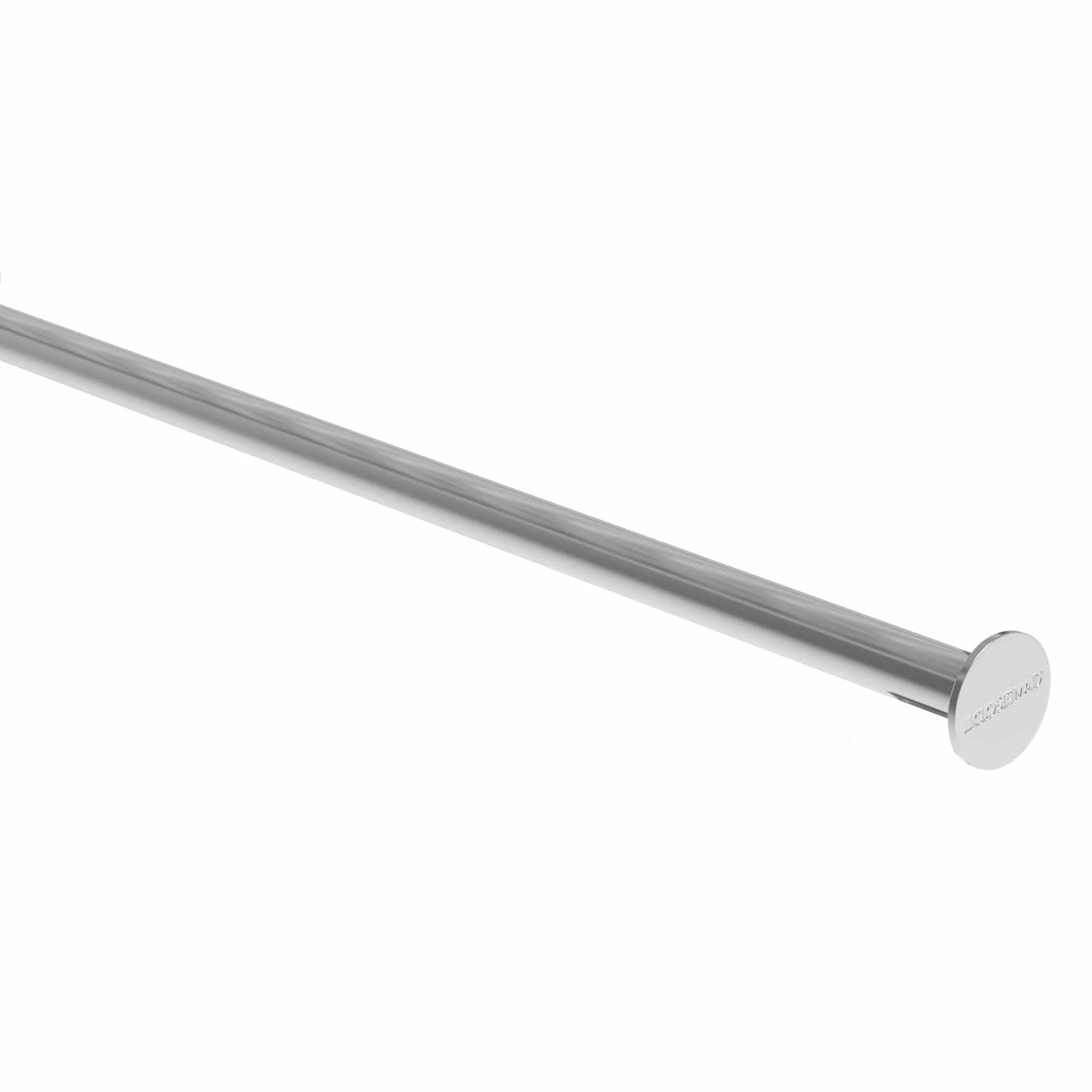 Premium Wood Shelf 40″ – 72″ W Hang Rod, Chrome