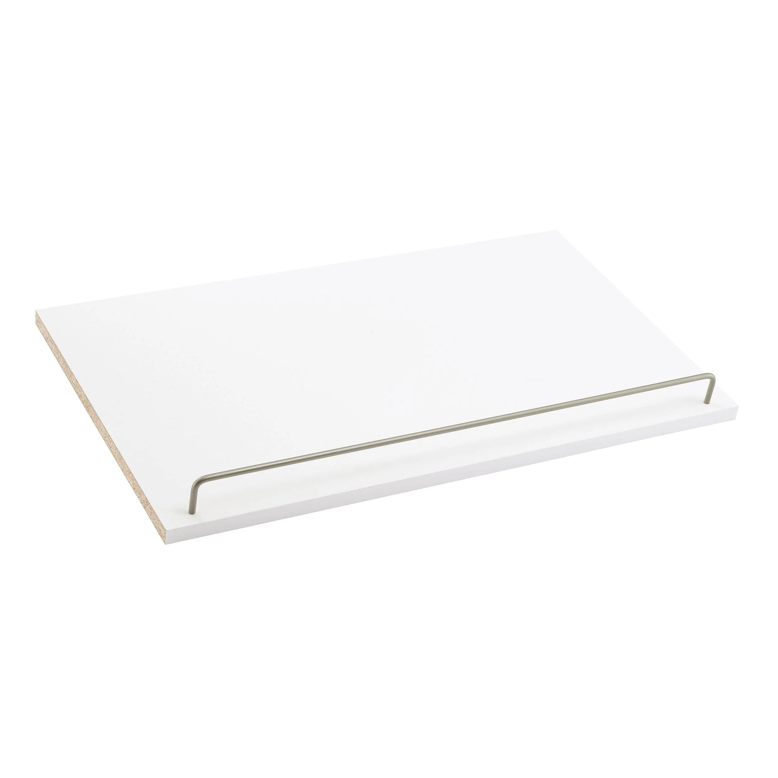 SuiteSymphony 25″ W Angled Shoe Shelves, Pure White