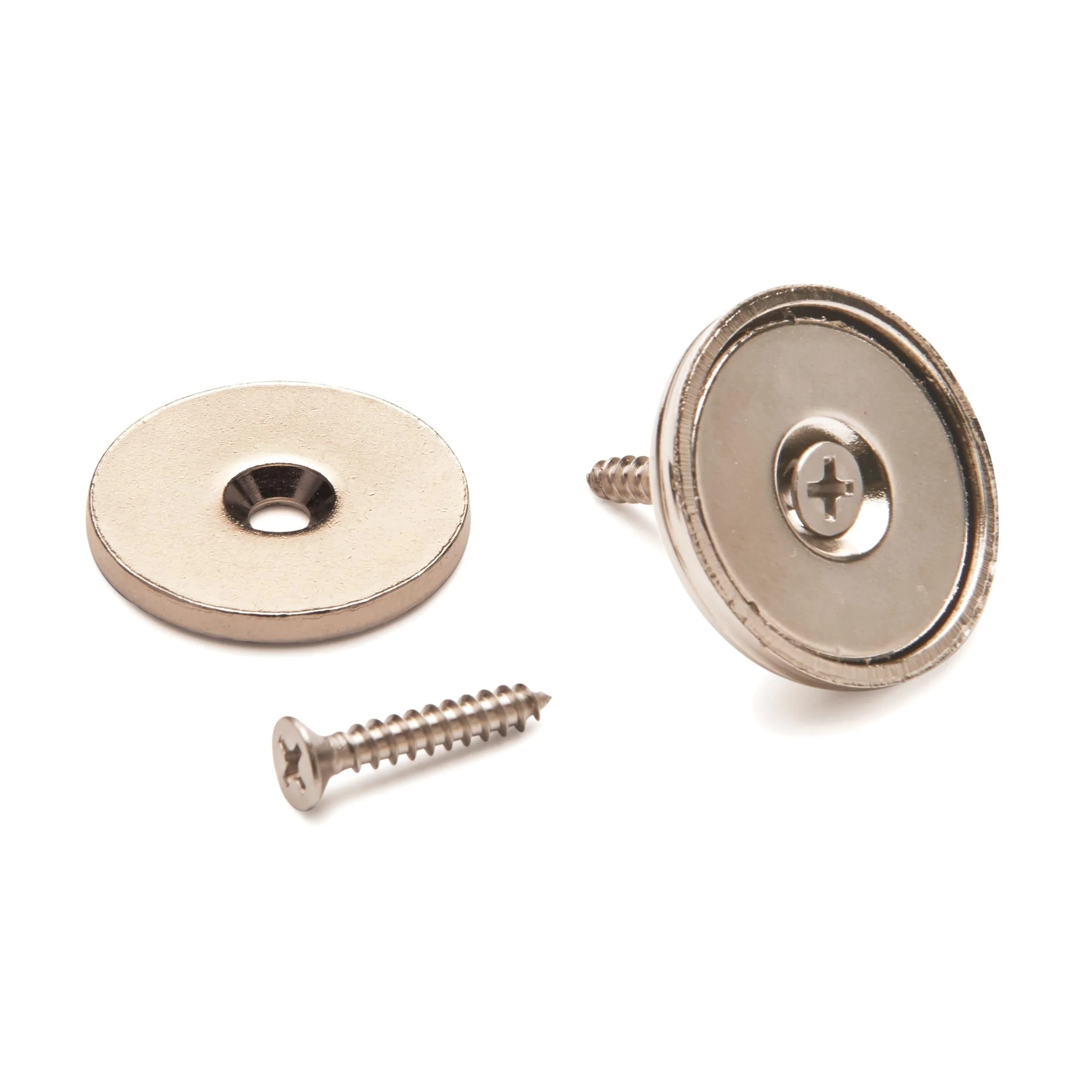 Stainless Steel Magnetic Latch 1″ Dia 40 lbs Holding Strength