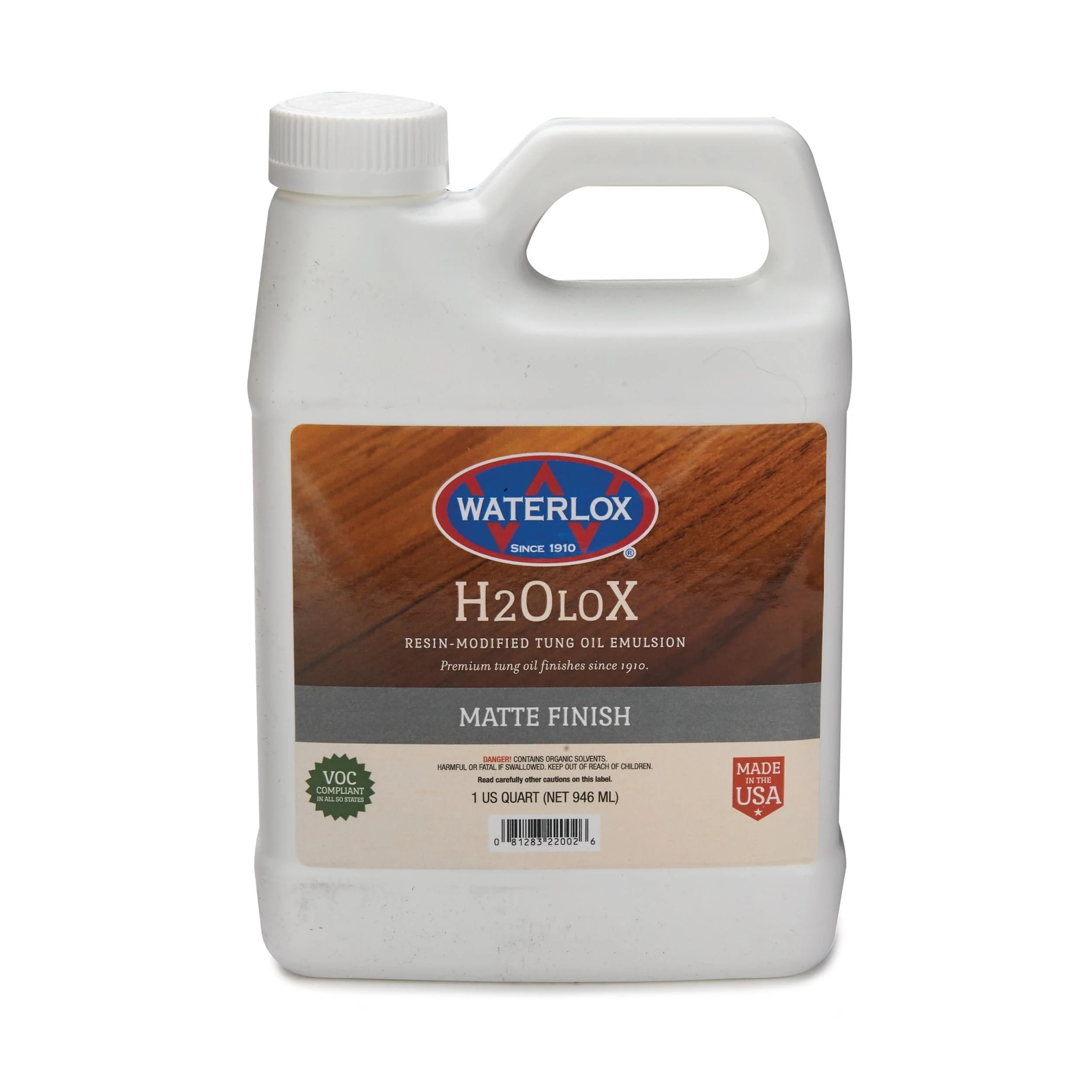 H2OLOX Wood Finish - Water Based - Quart - Image 1