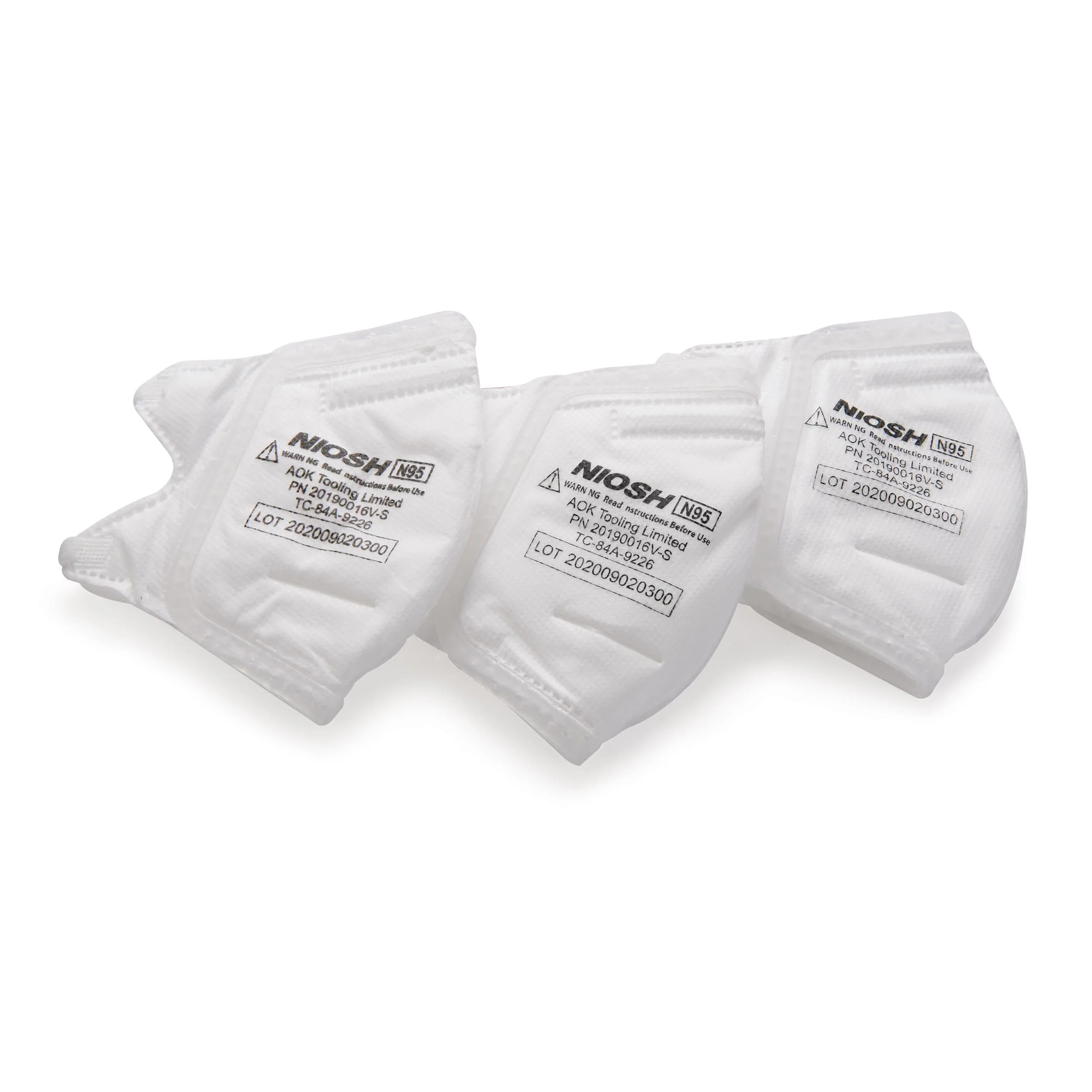 N95 V-Fold+ Valved Respirator with 360-Degree Silicone Seal - Small - 3 Pack - Image 2