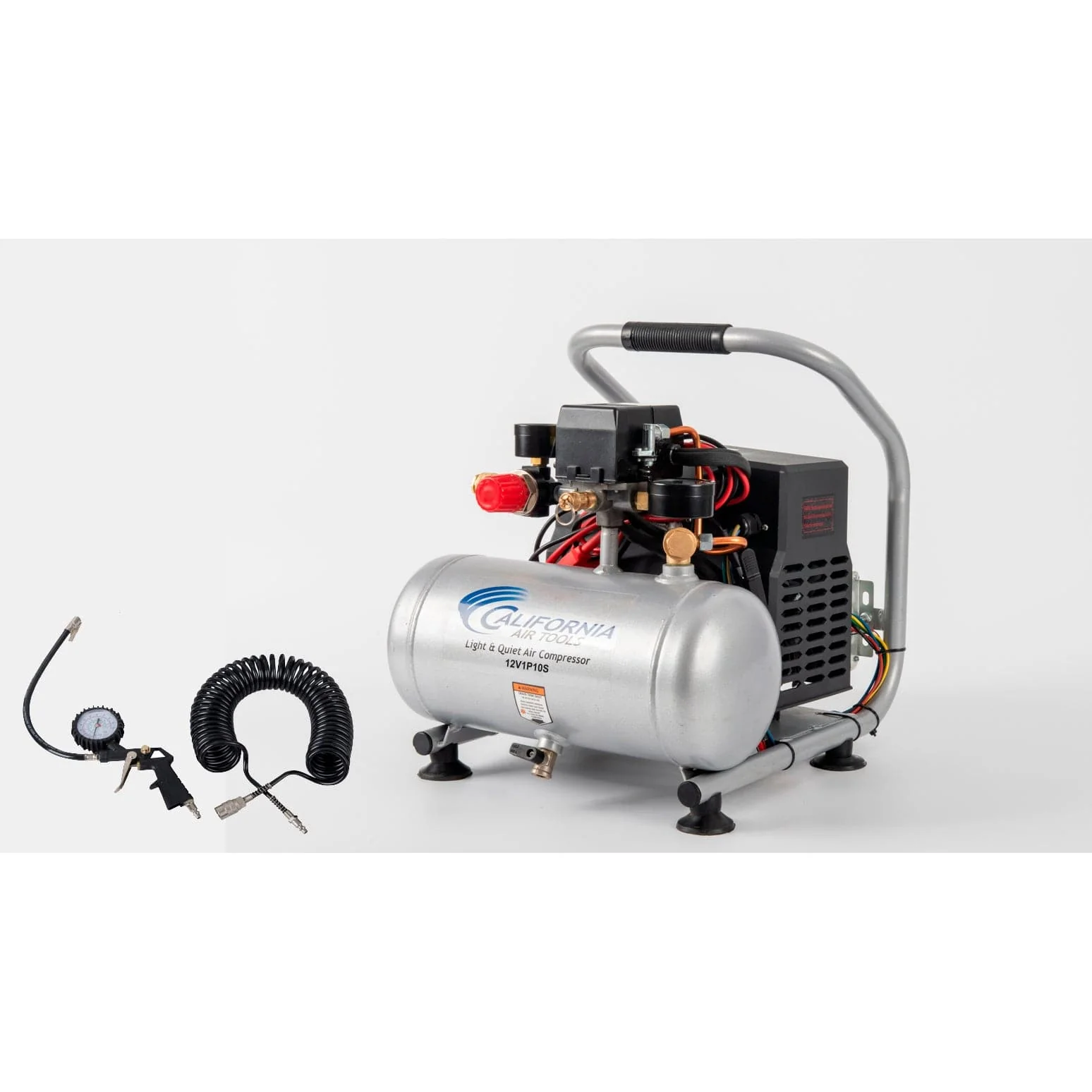 12V 1 Gallon Steel Tank Portable Air Compressor - Image 2