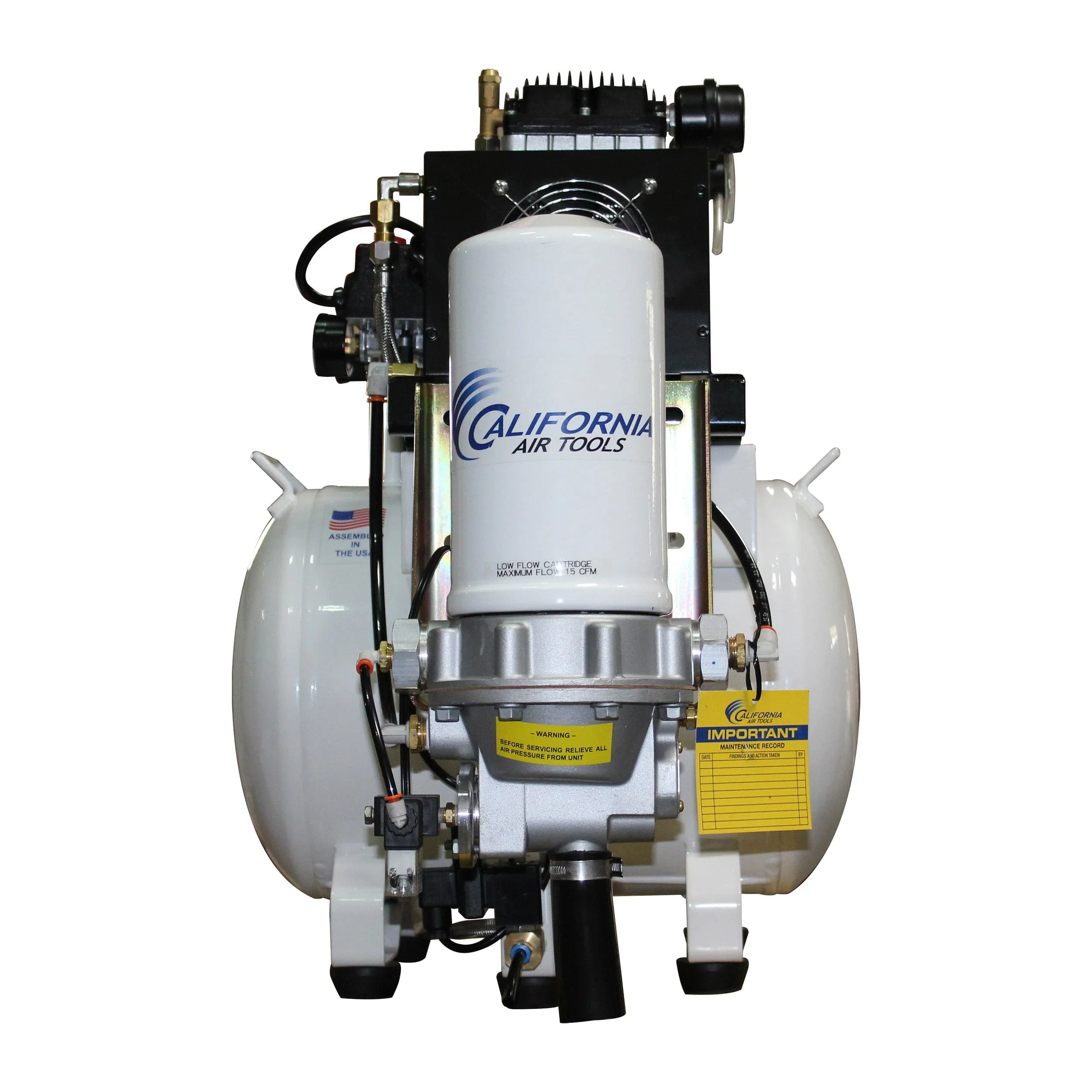 2HP 10 Gallon Oil-Free Steel Tank Air Compressor with Air Drying System - Image 2