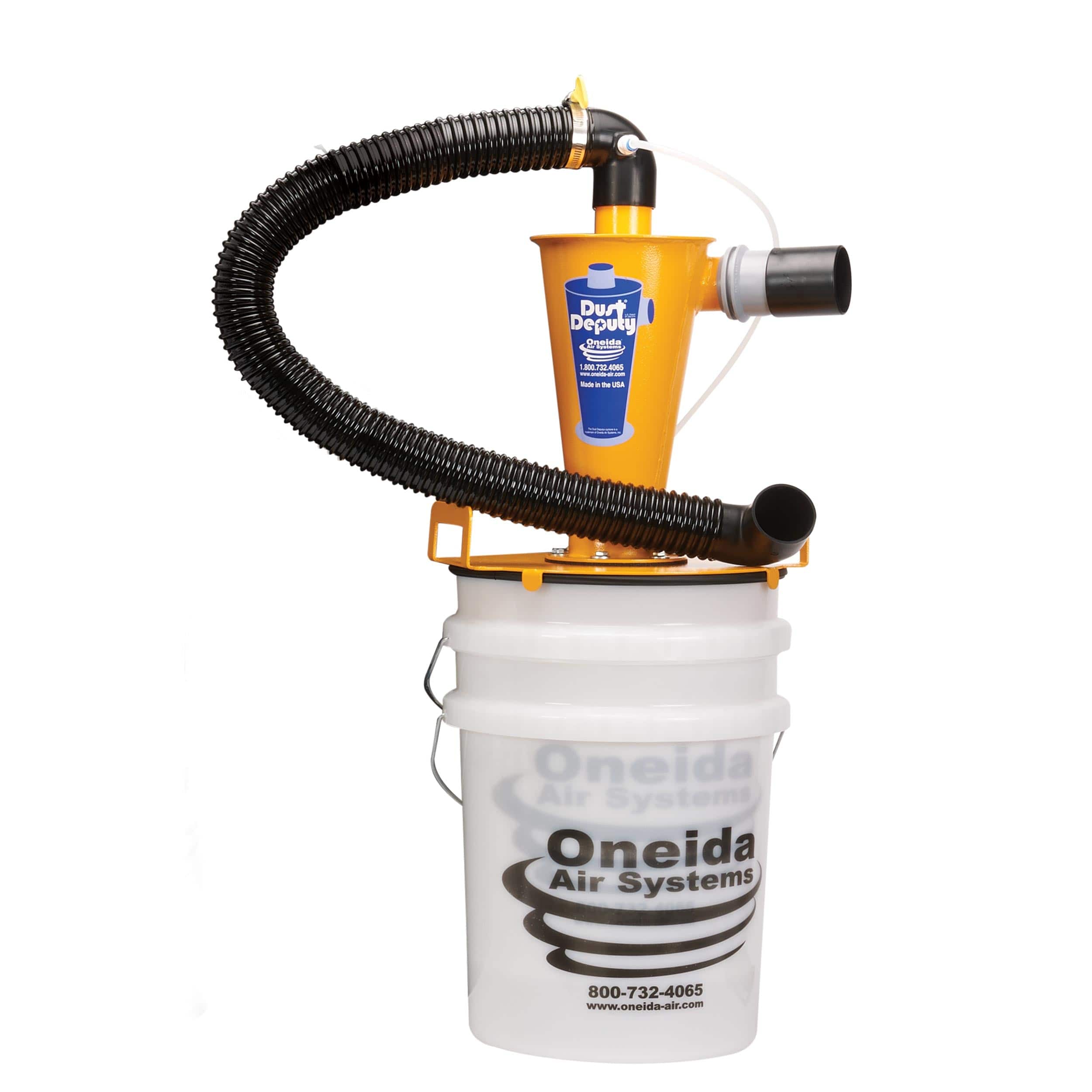 Heavy-Duty Dust Deputy Cyclone Separator – 5 Gallon Kit