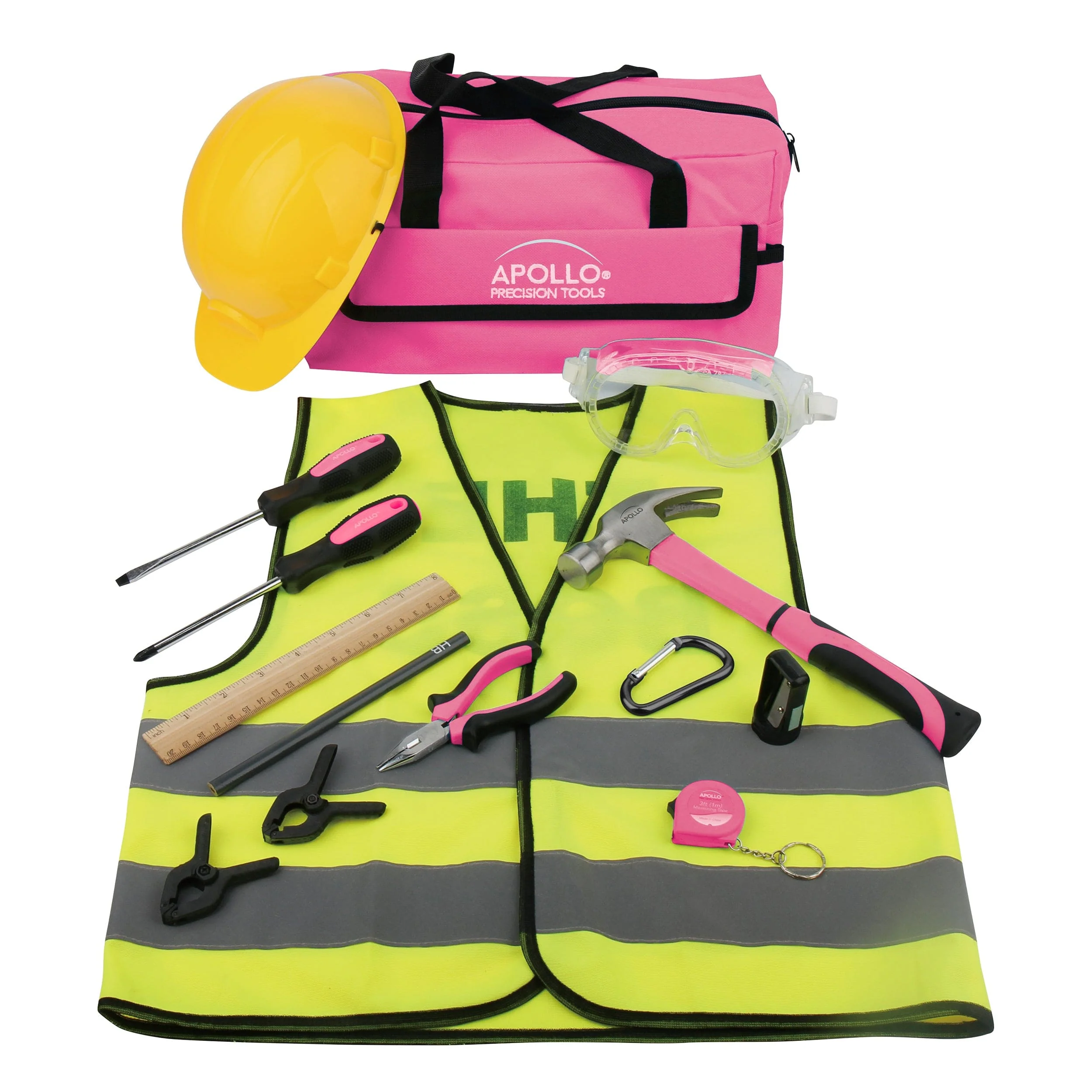 My First Tool Kit, 14 Piece – Pink