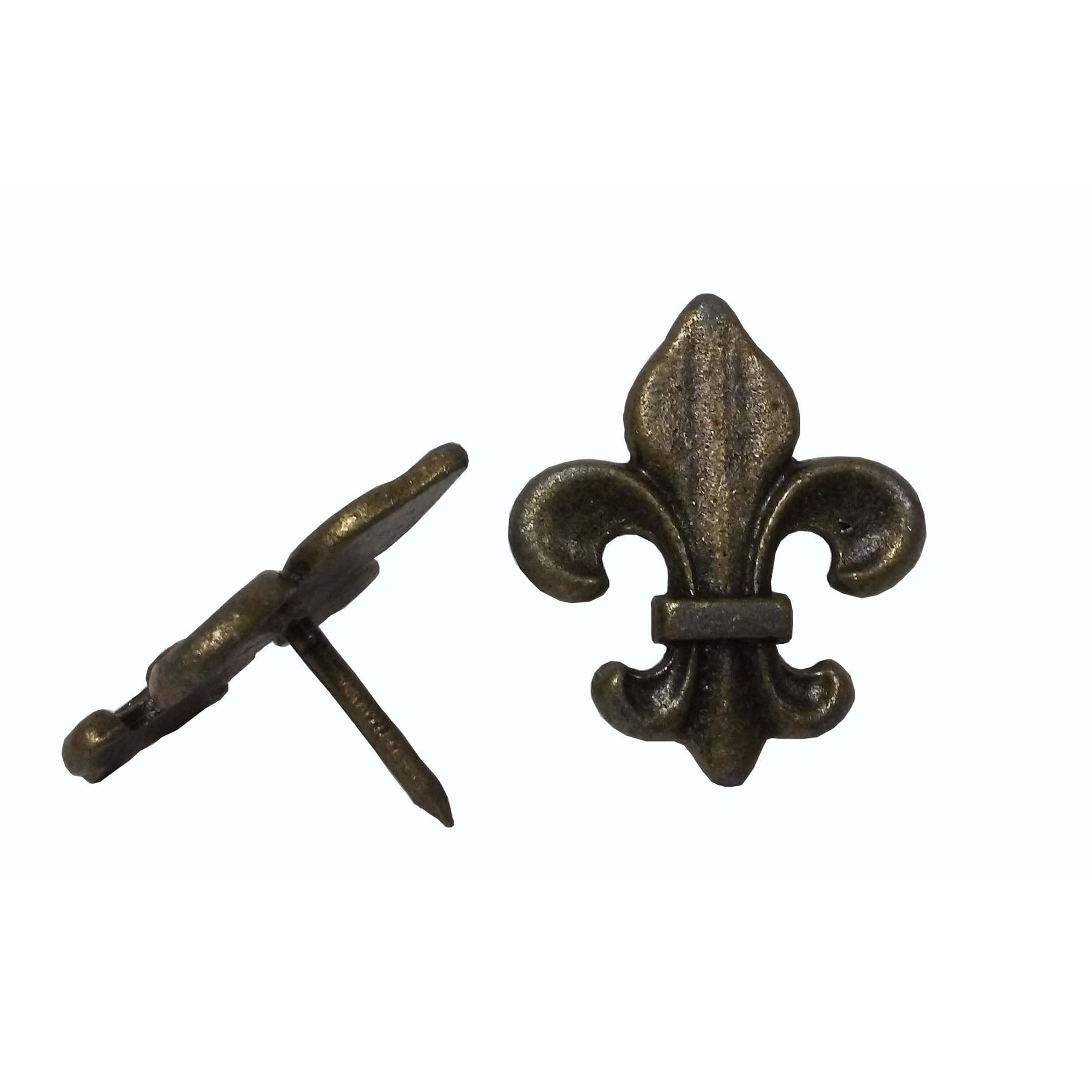 Large Fleur-de-lis Clavo Decorative Nails