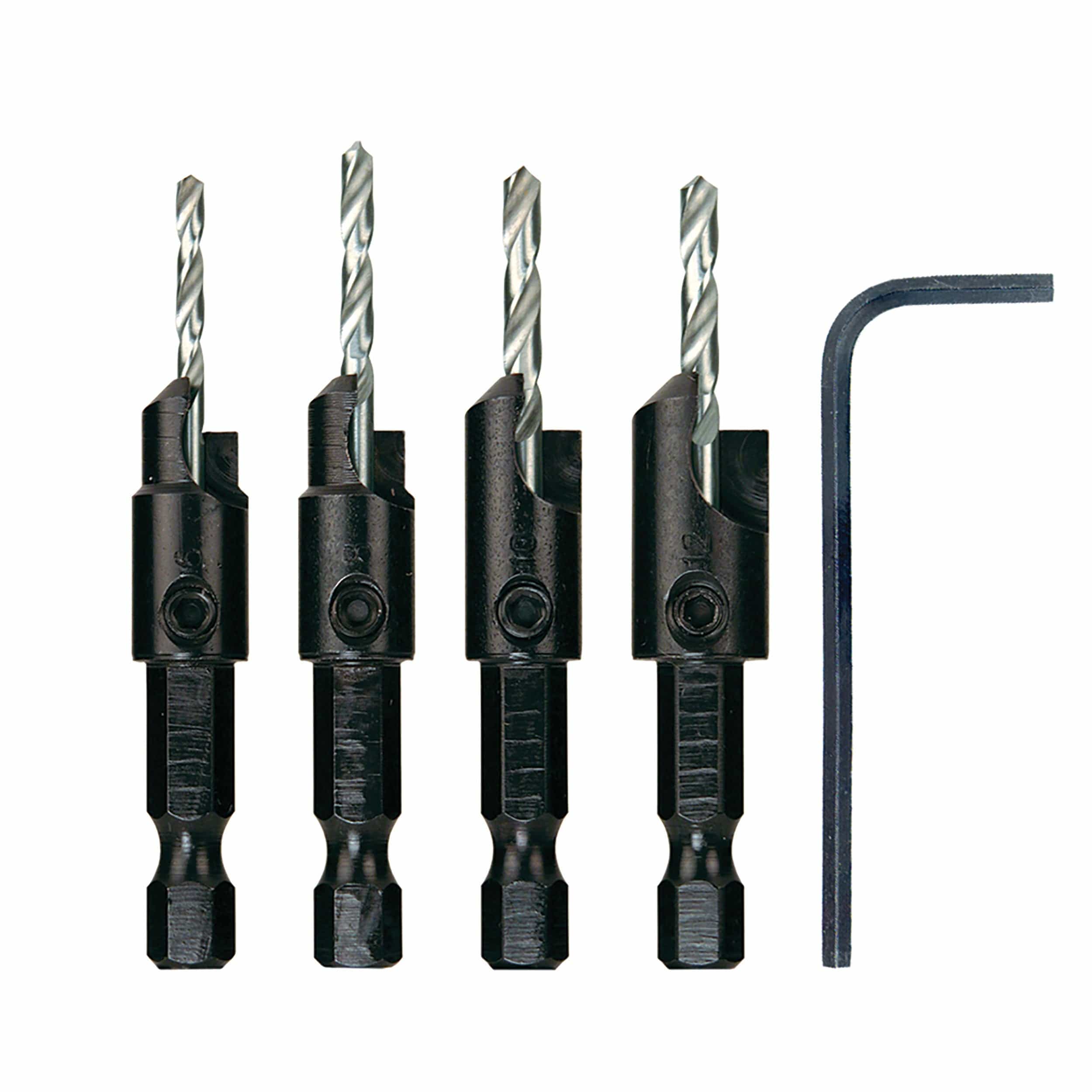 Power Groove Countersinks – 5 Piece