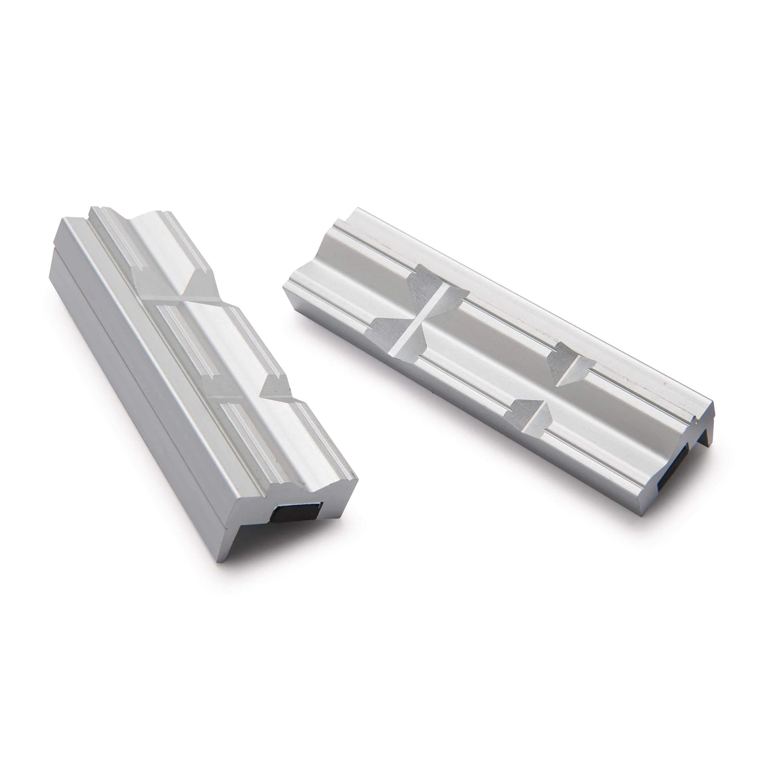 Aluminum Prismatic Vise Jaws - 4" - Pair - Image 2