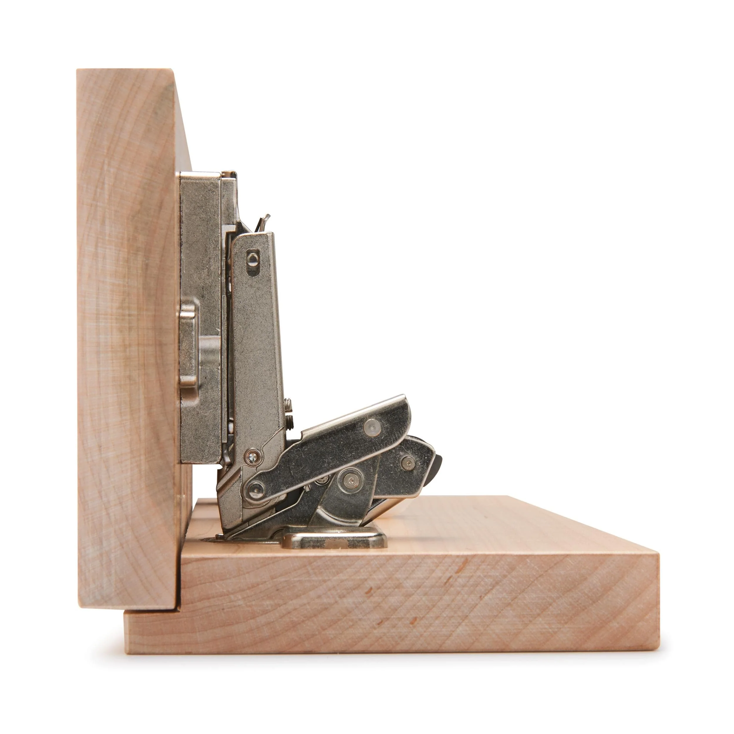 Soft Close Hinge - Face Frame or Frameless - Nickel Plated - 110 Degree - 1/2" Lipped - 1 Pair - Image 3