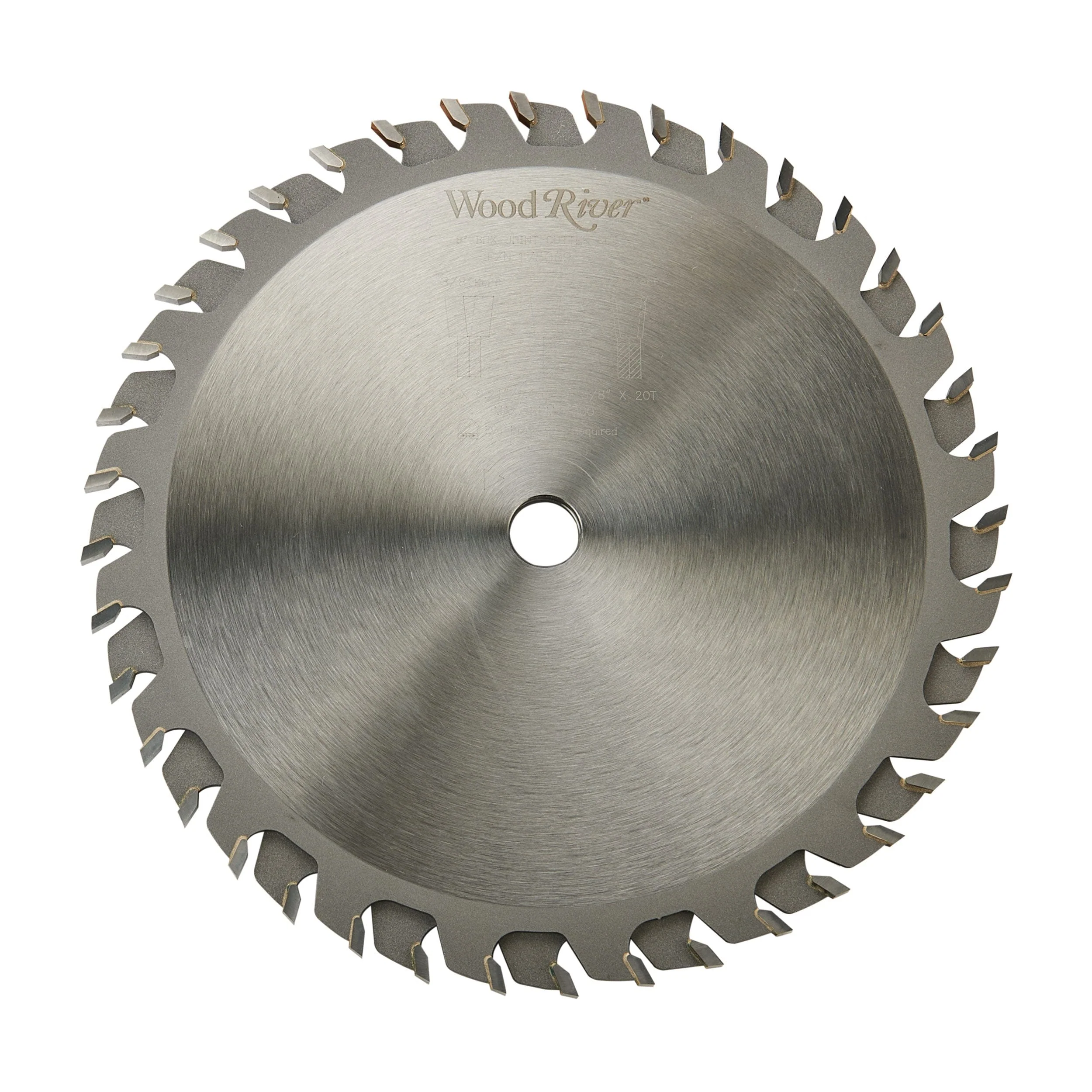Box Joint Blade Set - 8" x 5/8" Bore x 20T - FTG - Image 2