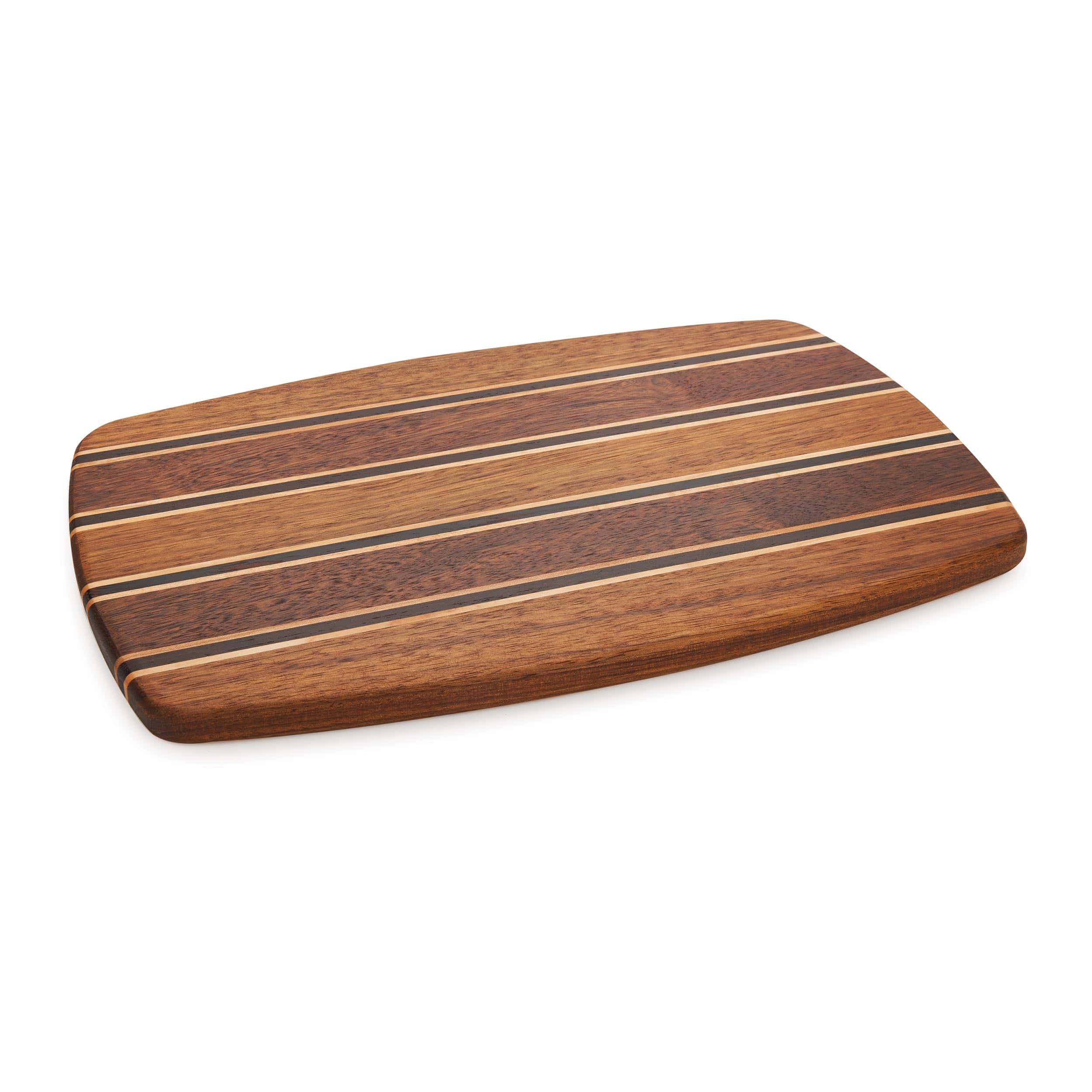 Exotic Cutting Board Kit - 3/4" x 9-3/4" x 16" - Angelique, Hard Maple & Wenge - Image 2