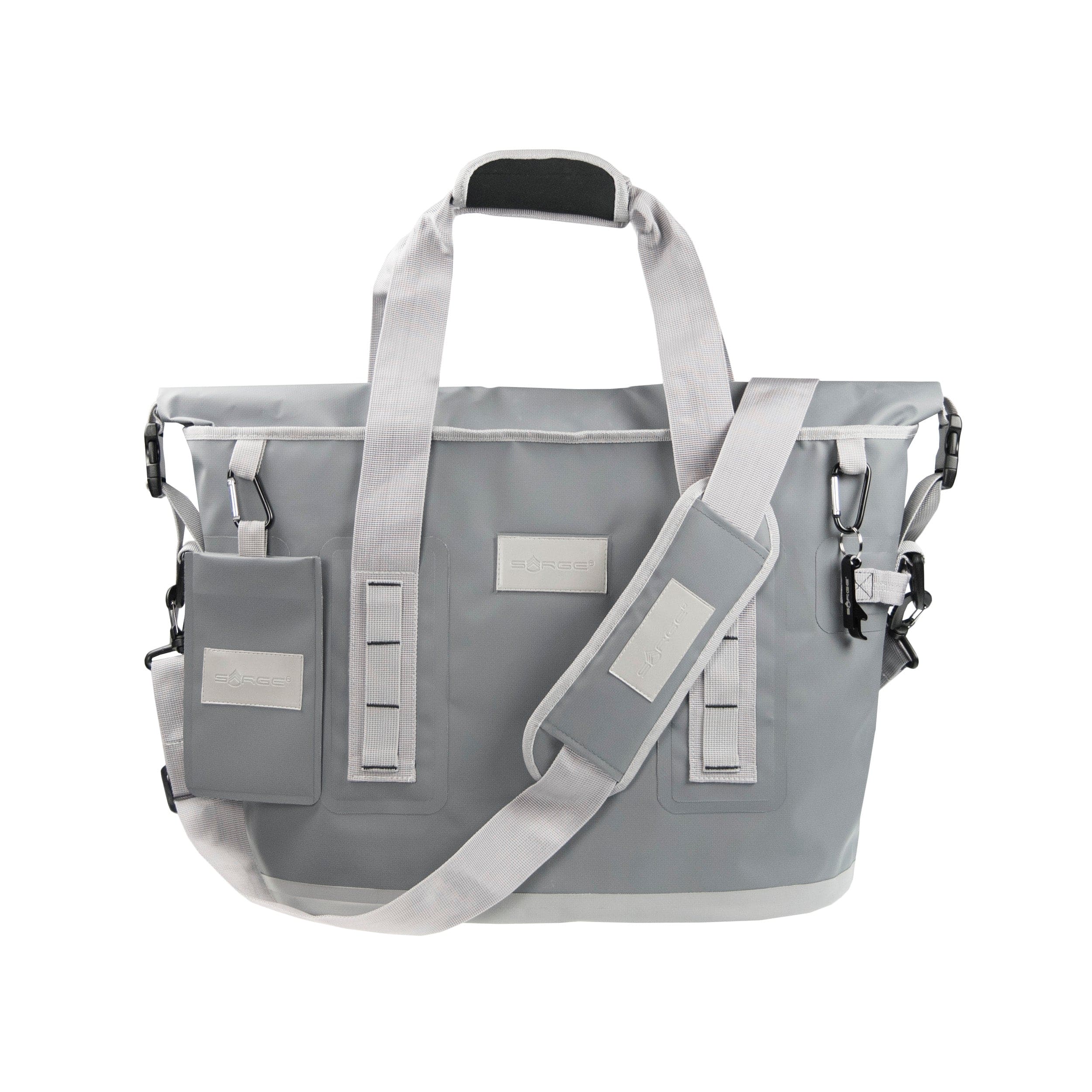 Traverse - Gray Roll Top Cooler Bag - Image 1