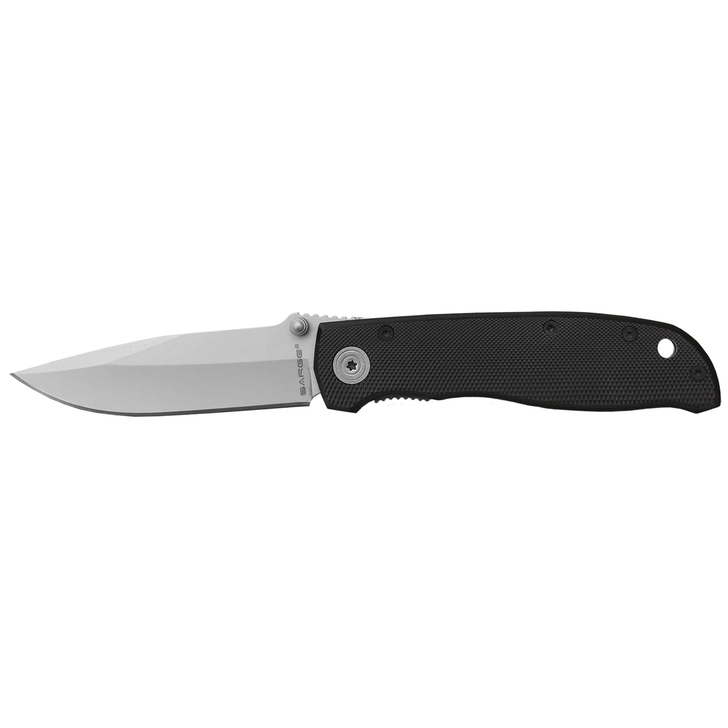 Black Diamond – Anodized Aluminum Folder Knife, Stainless Steel 3-1/4″ Blade