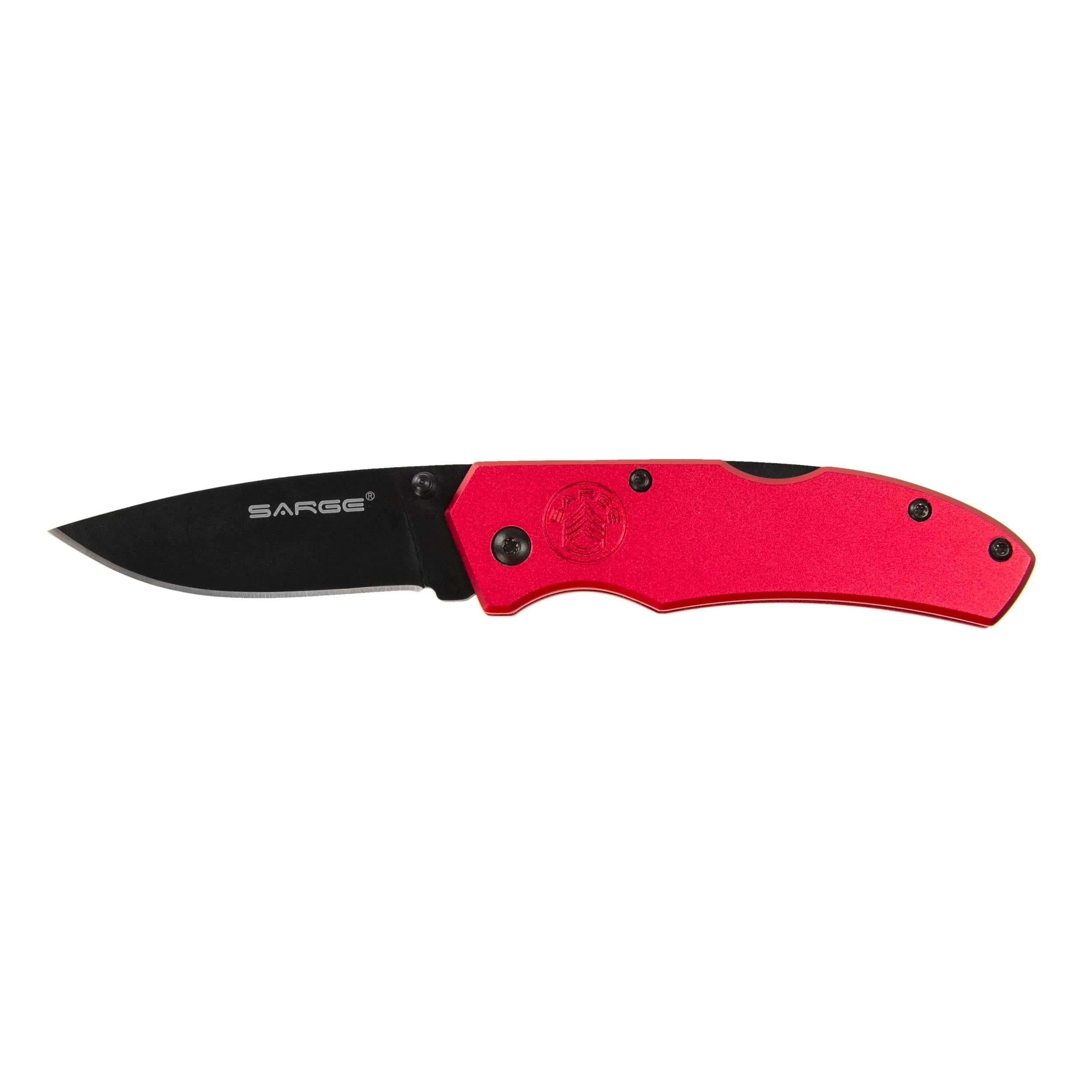 Red Electro - Lock Back Folder Knife, Stainless Steel 2-3/8" Blade - Image 1