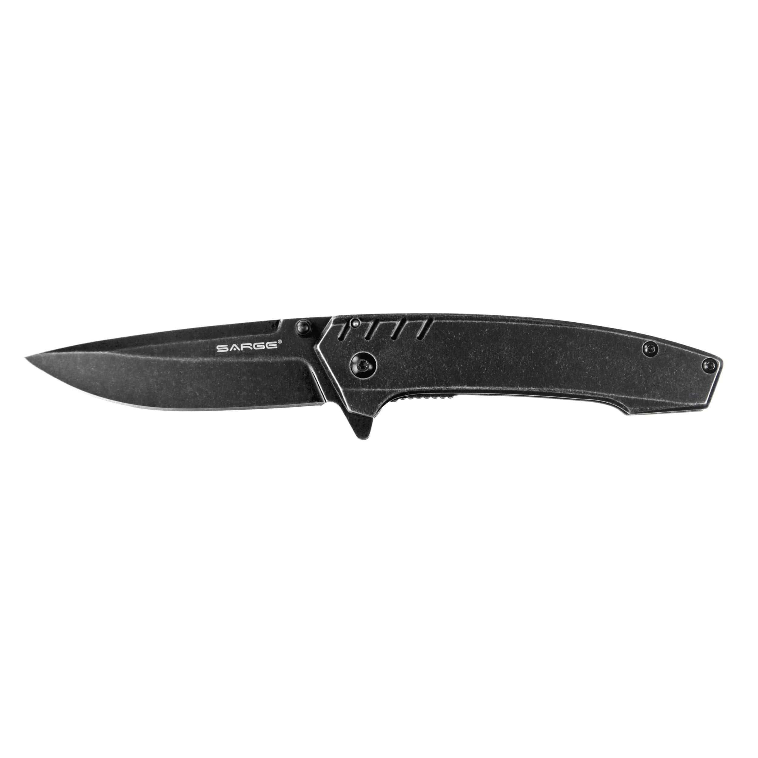 Stone – Stonewash Frame Lock Folder Knife, Stainless Steel 3-1/4″ Blade